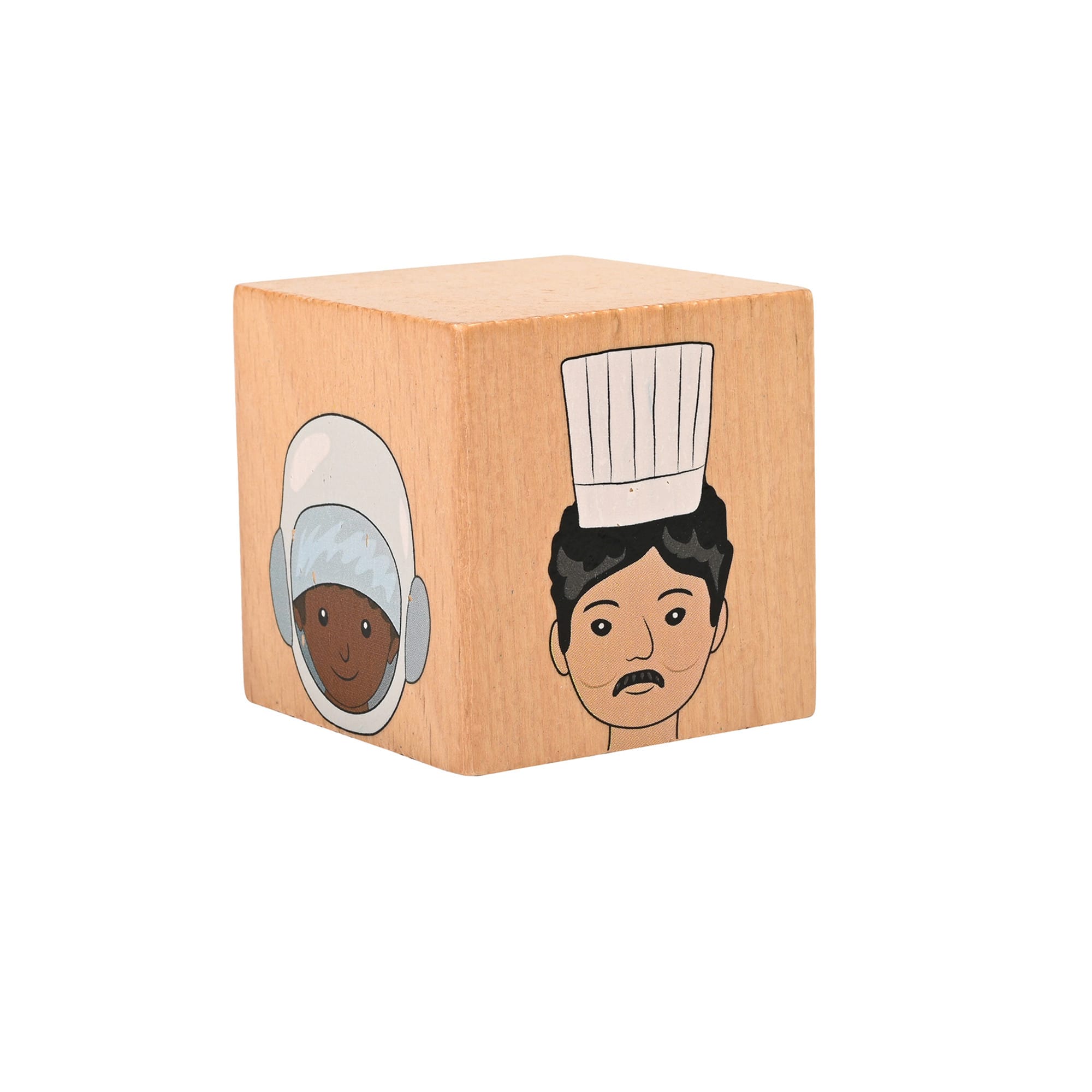 The Freckled Frog 2" Career Mix 'N' Match Wooden Blocks Set