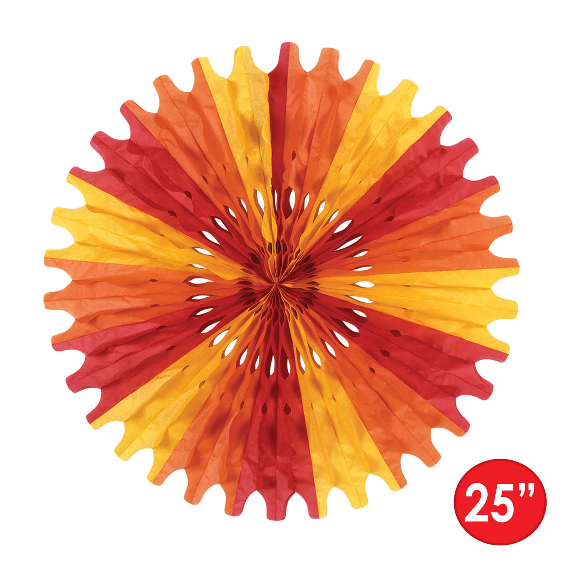 Beistle 25" Tissue Fans, 2ct.