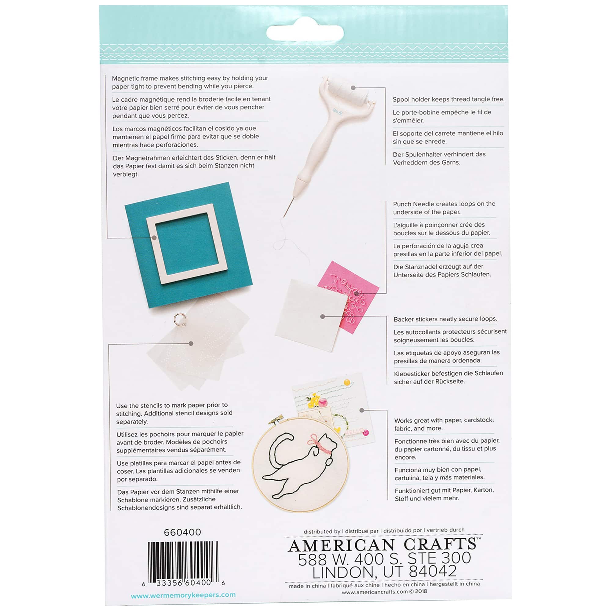 We R Memory Keepers® Stitch Happy Pen™ Punch Needle Kit