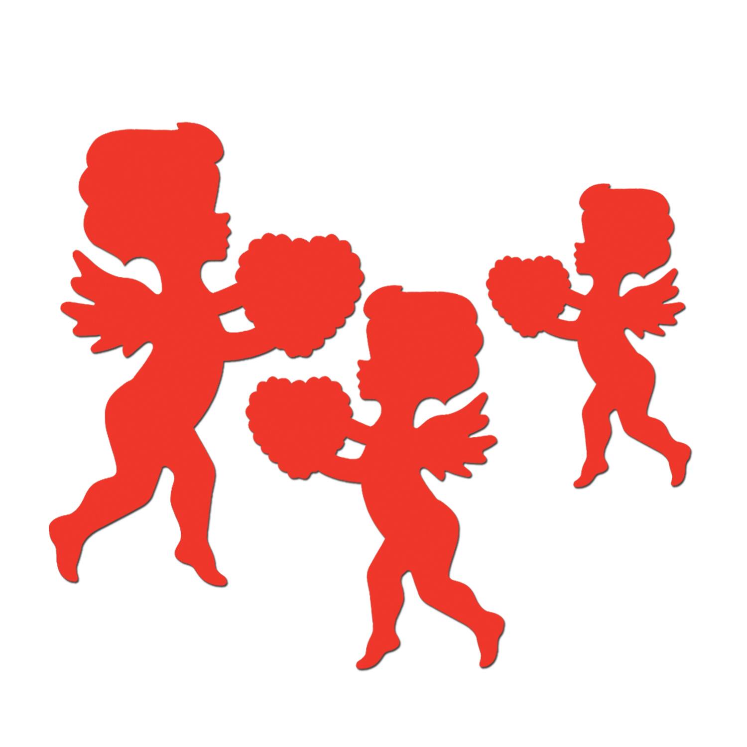 Beistle Red Printed Cupid Cutouts, 2 Packs of 6