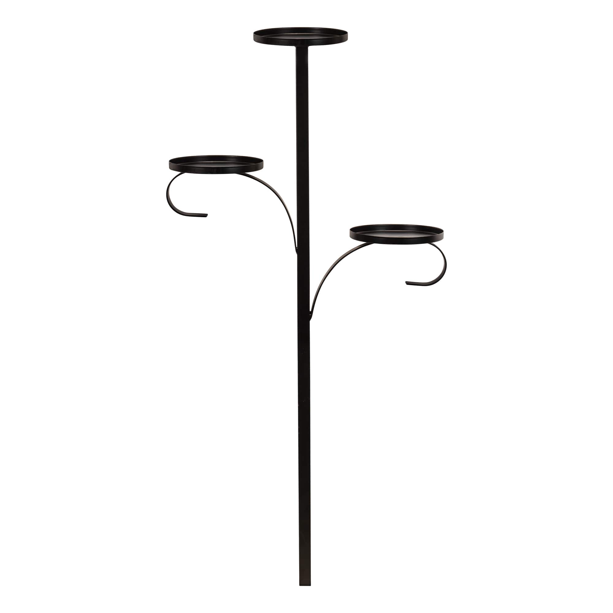 Melrose 36" Black Metal Triple Tree Topper Platform | Michaels®
