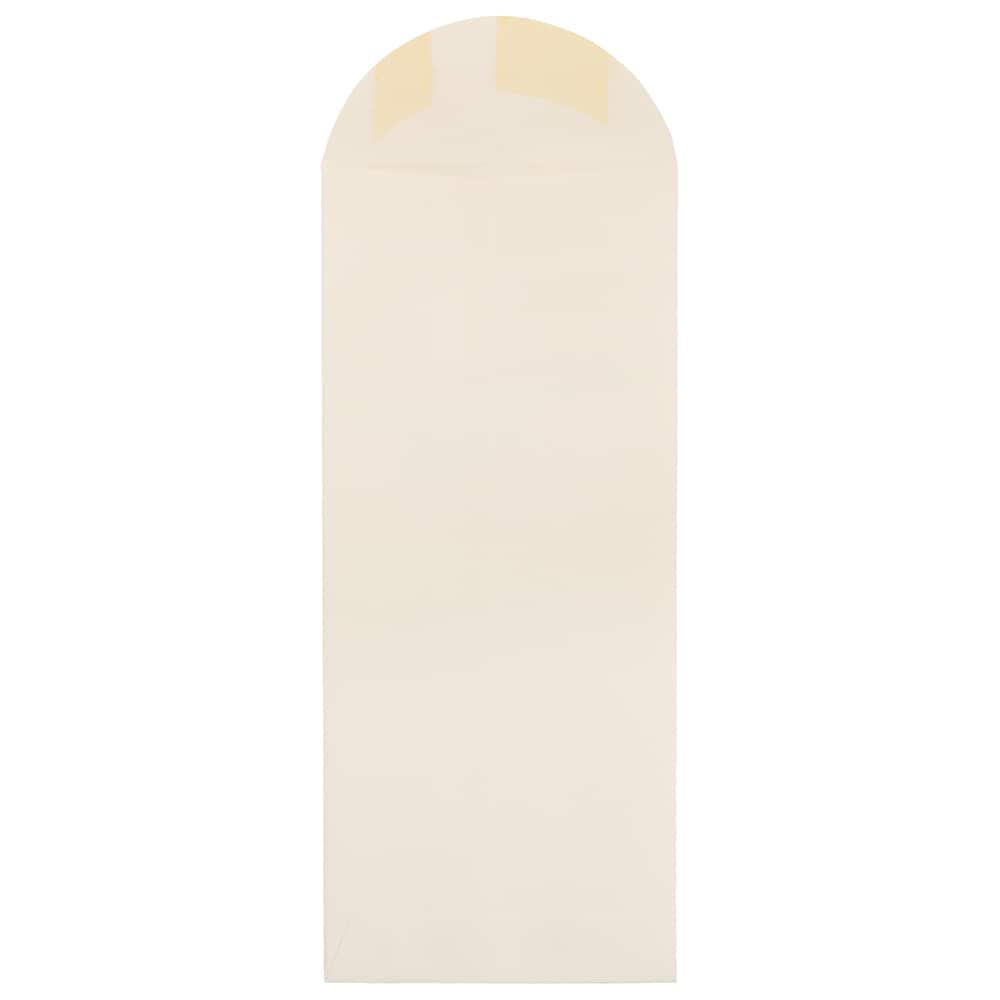 JAM Paper 4.75" x 11" Natural White Wove Policy Business Strathmore Envelopes, 25ct.
