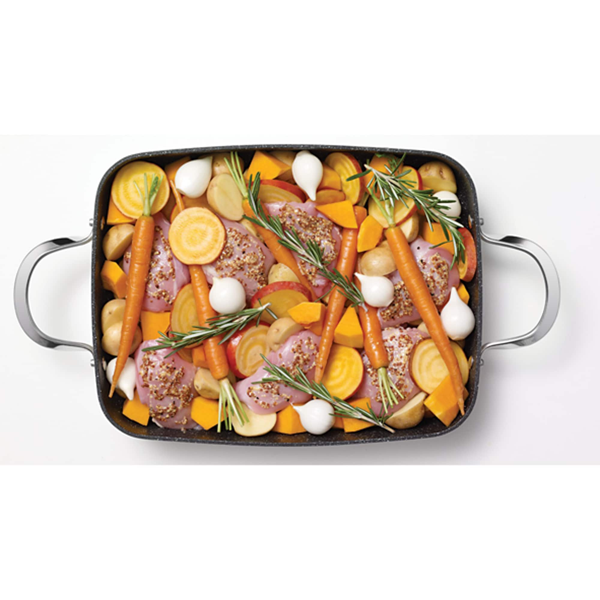 THE ROCK by Starfrit 9" x 13" One Pot Rectangular Dish With Lid