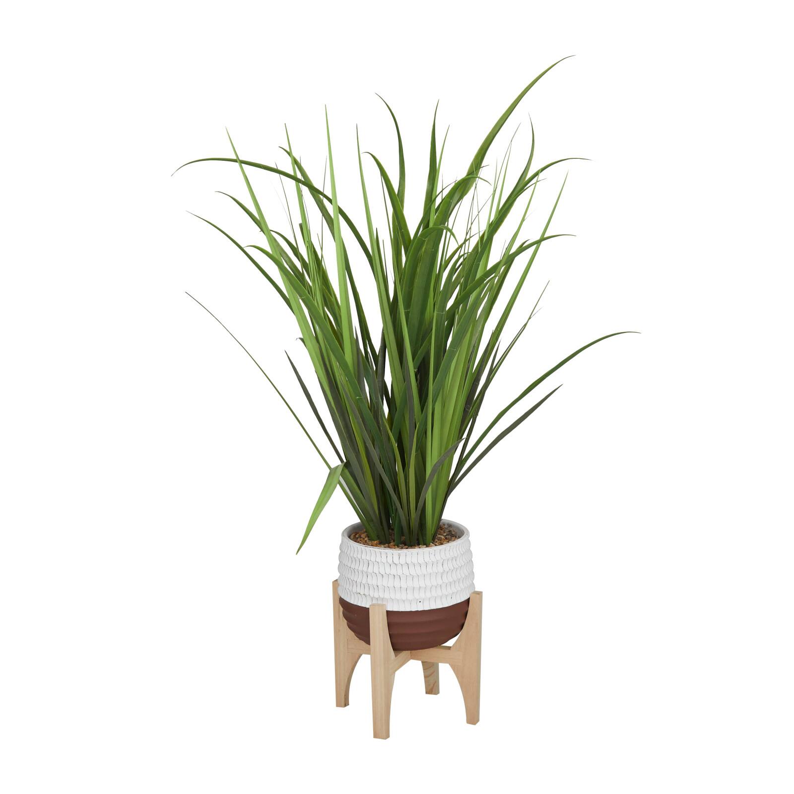 3ft. Potted Green Grass Contemporary Artificial Foliage