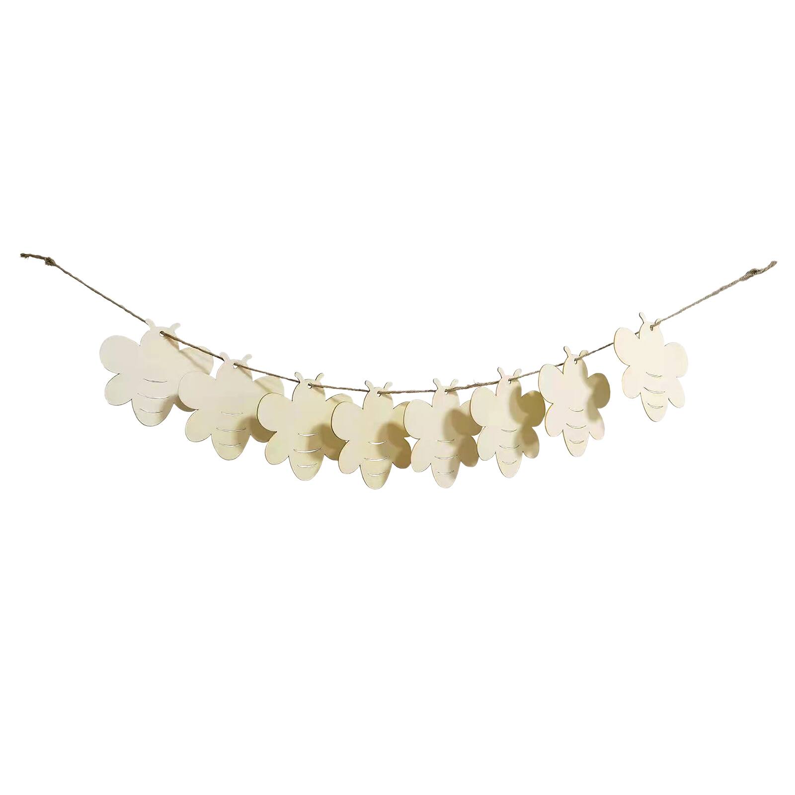 Unfinished Wooden Bee Banner by Make Market®