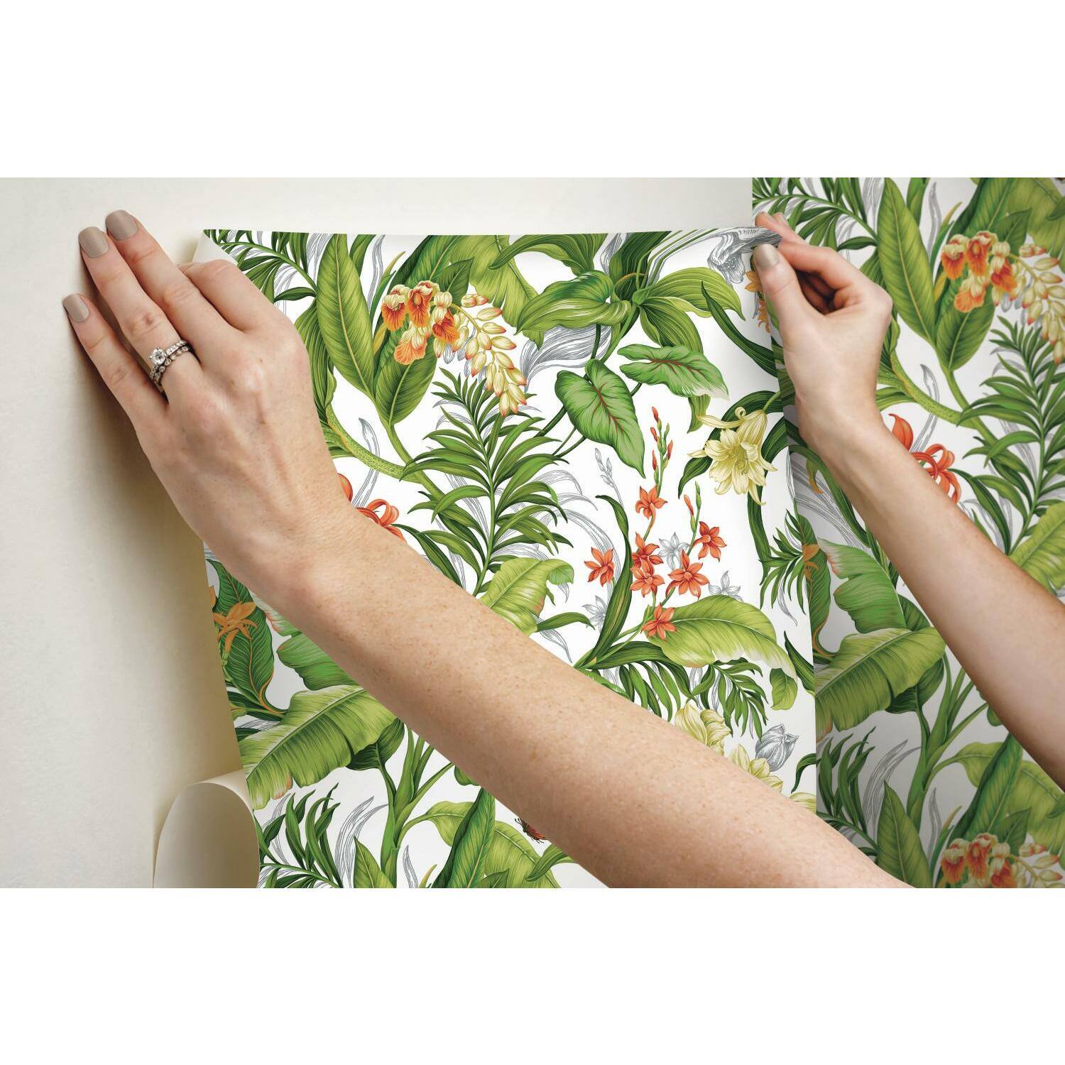 RoomMates Wailea Coast Peel & Stick Wallpaper