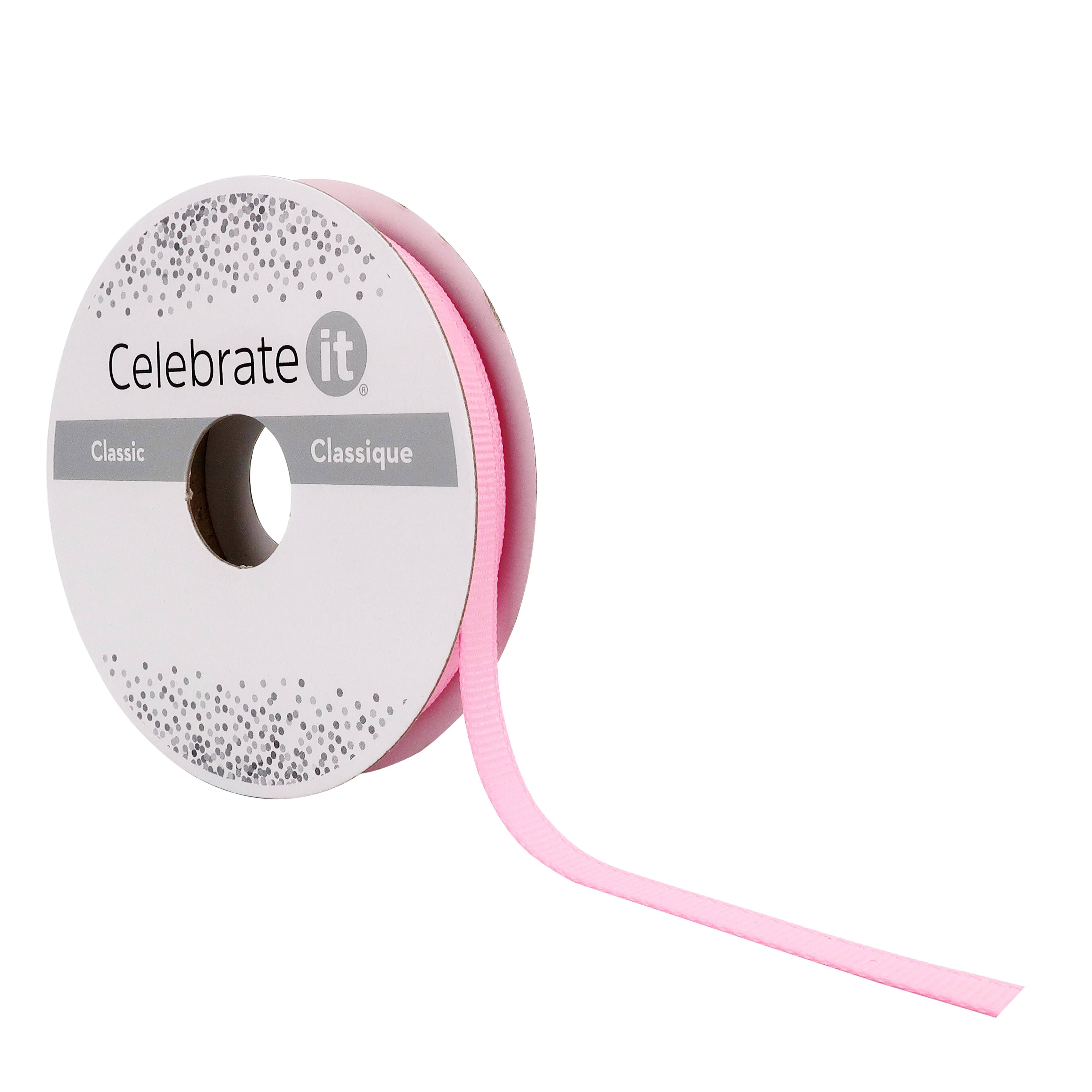 24 Pack: 1/4" x 10yd. Grosgrain Ribbon by Celebrate It® Classic