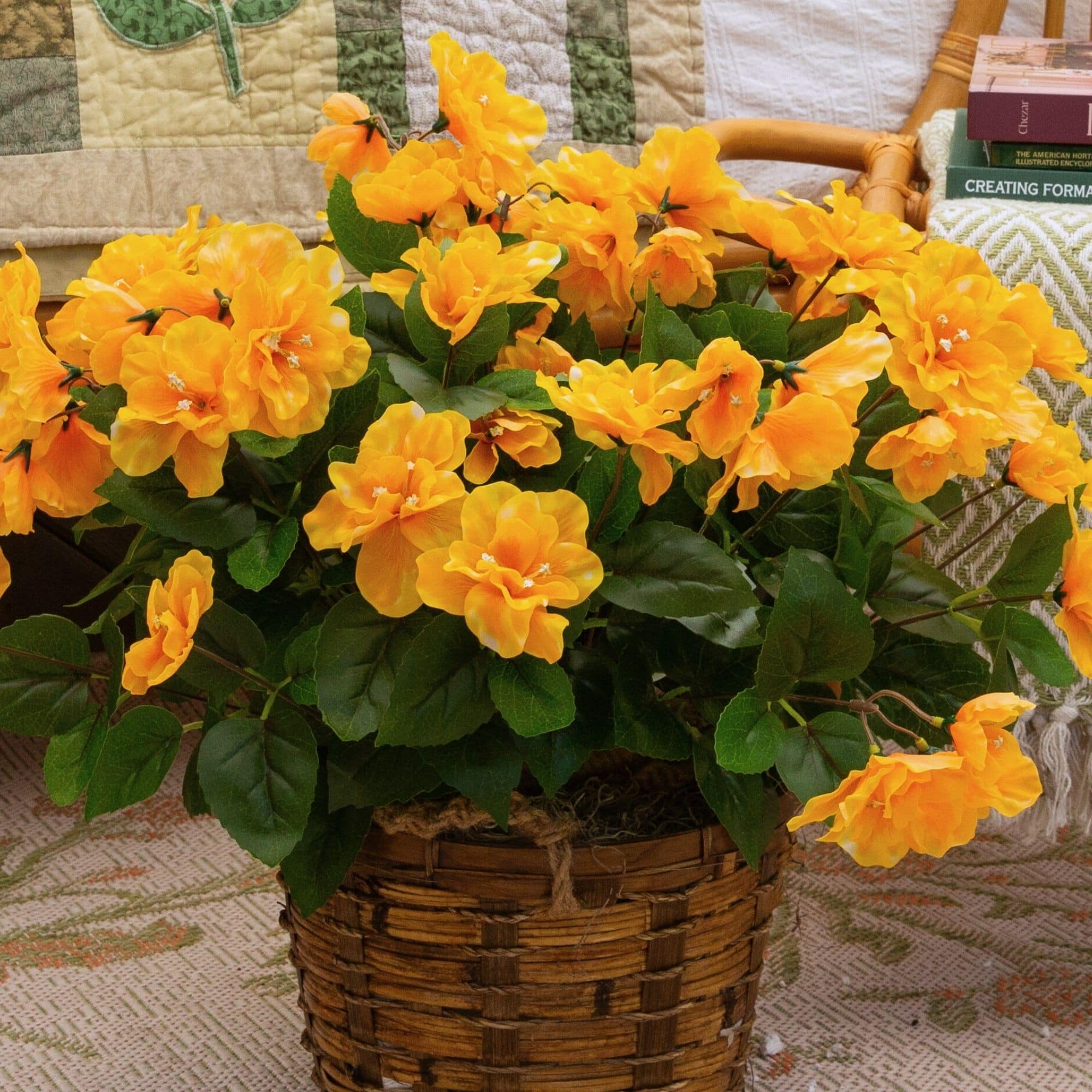 19" UV Resistant Artificial Azalea Bushes, 3ct.