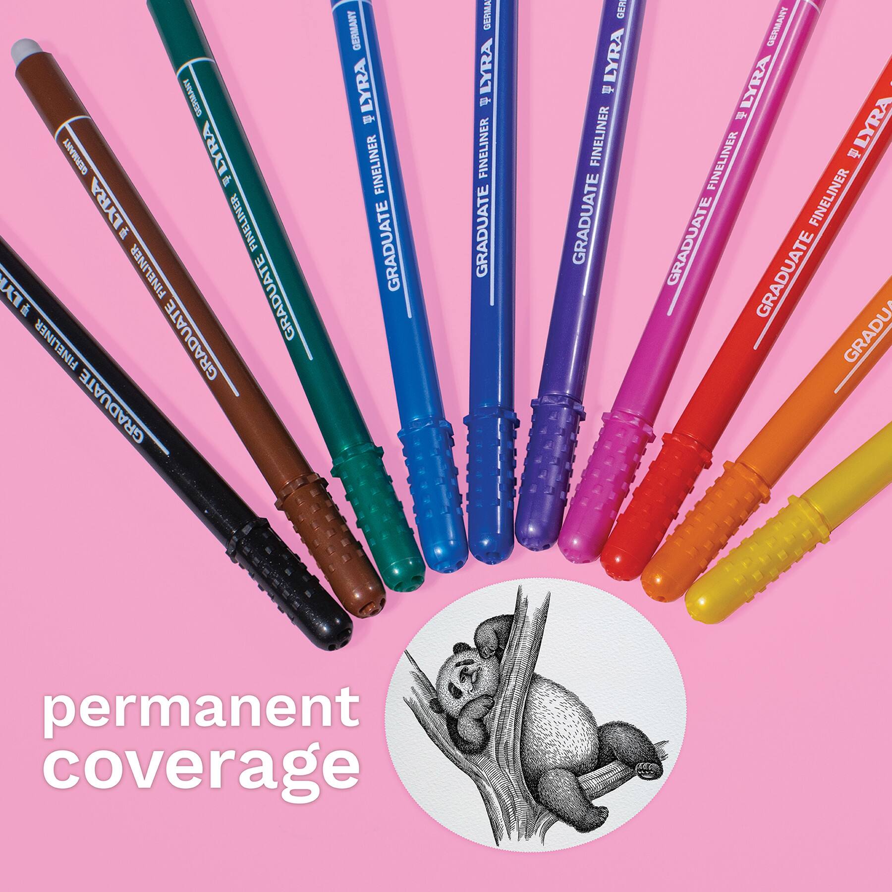 Lyra Graduate Fineliner Marker Set Tin