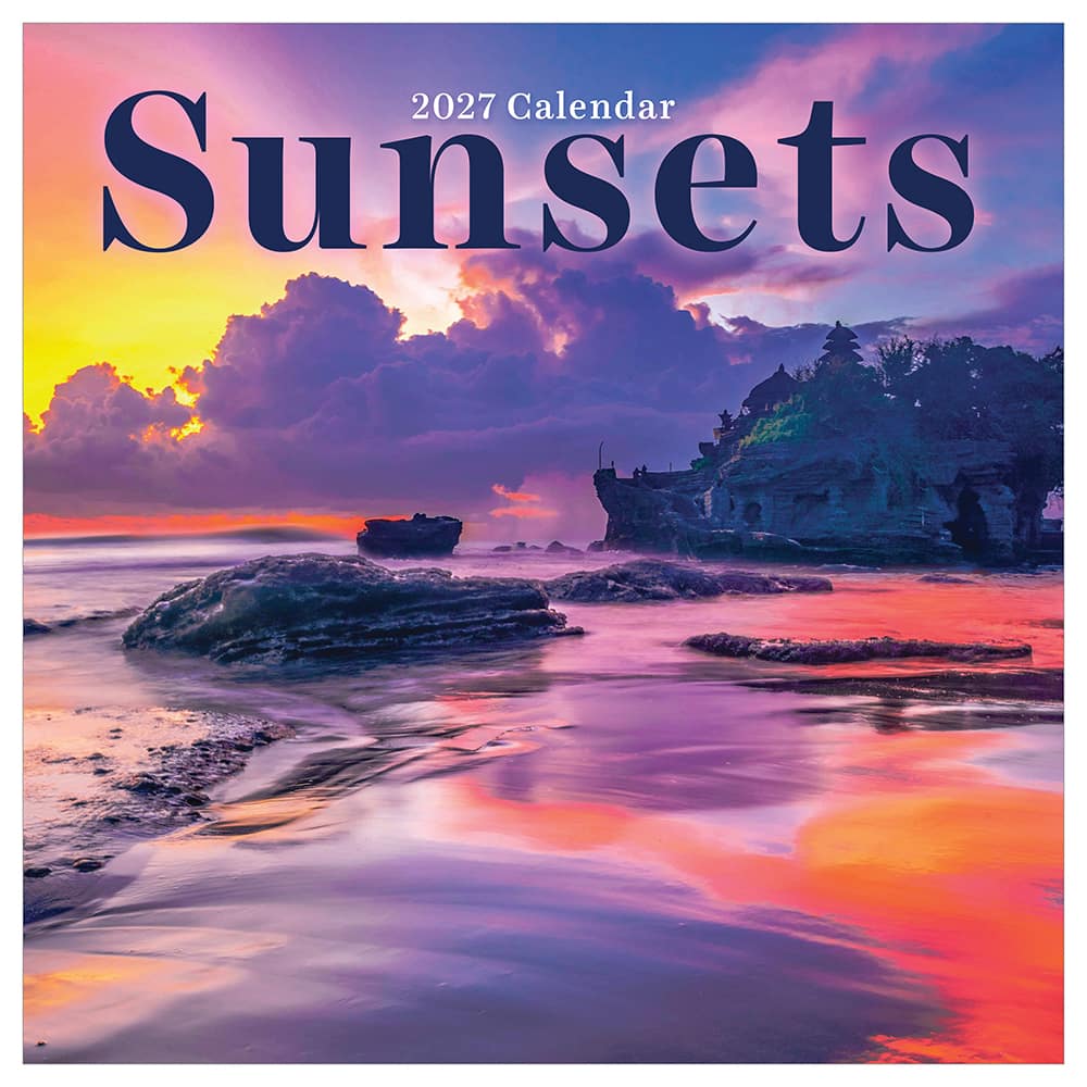 2027 Sunsets Wall Calendar