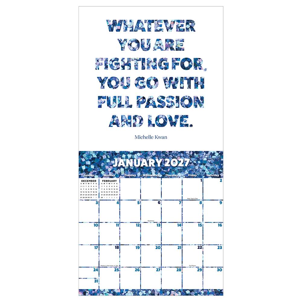 2027 Play Like A Girl Wall Calendar