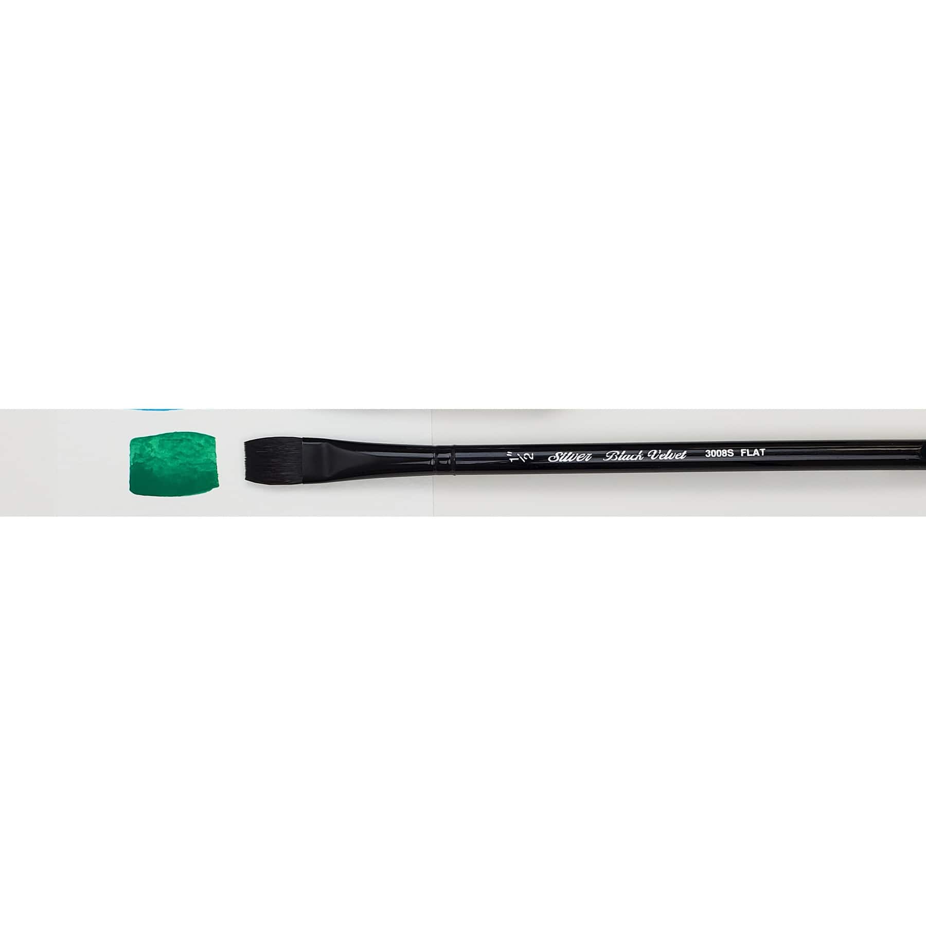 Silver Brush Limited Black Velvet® Square Wash Brushes Set