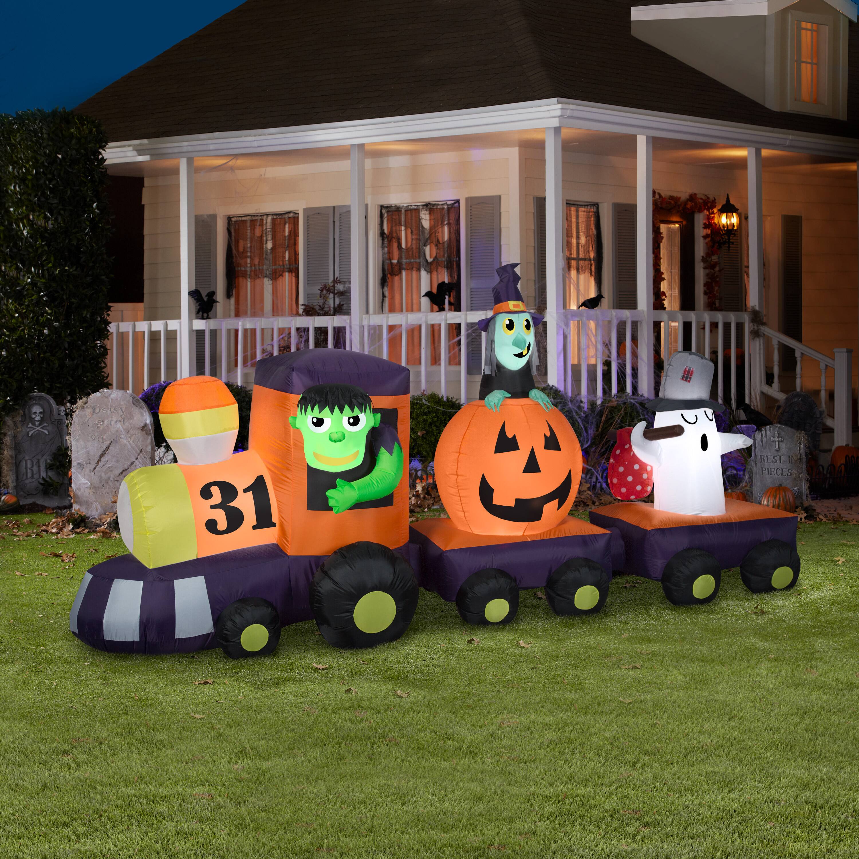 3.8ft. Airblown® Inflatable Halloween Train