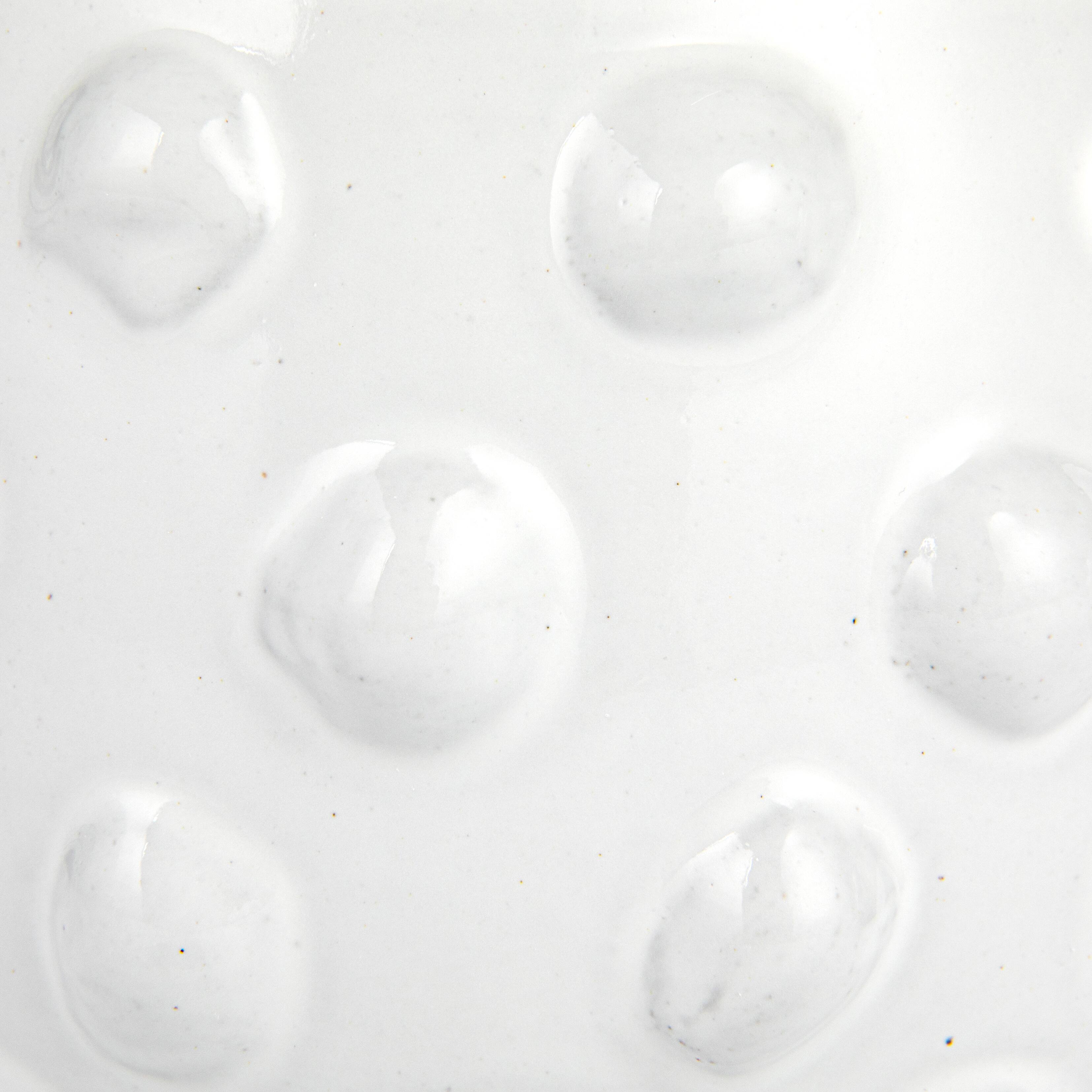 Hello Honey® 5.5" White Bubbled Design Terra Cotta Planter
