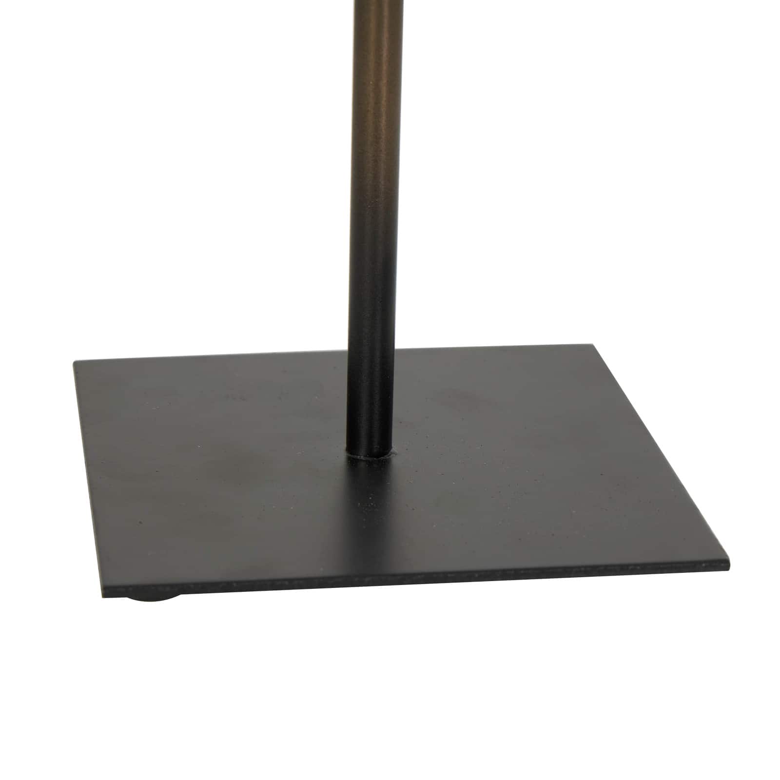 12" Light Blue Polystone Coral Textured Sculpture with Bronze Stand