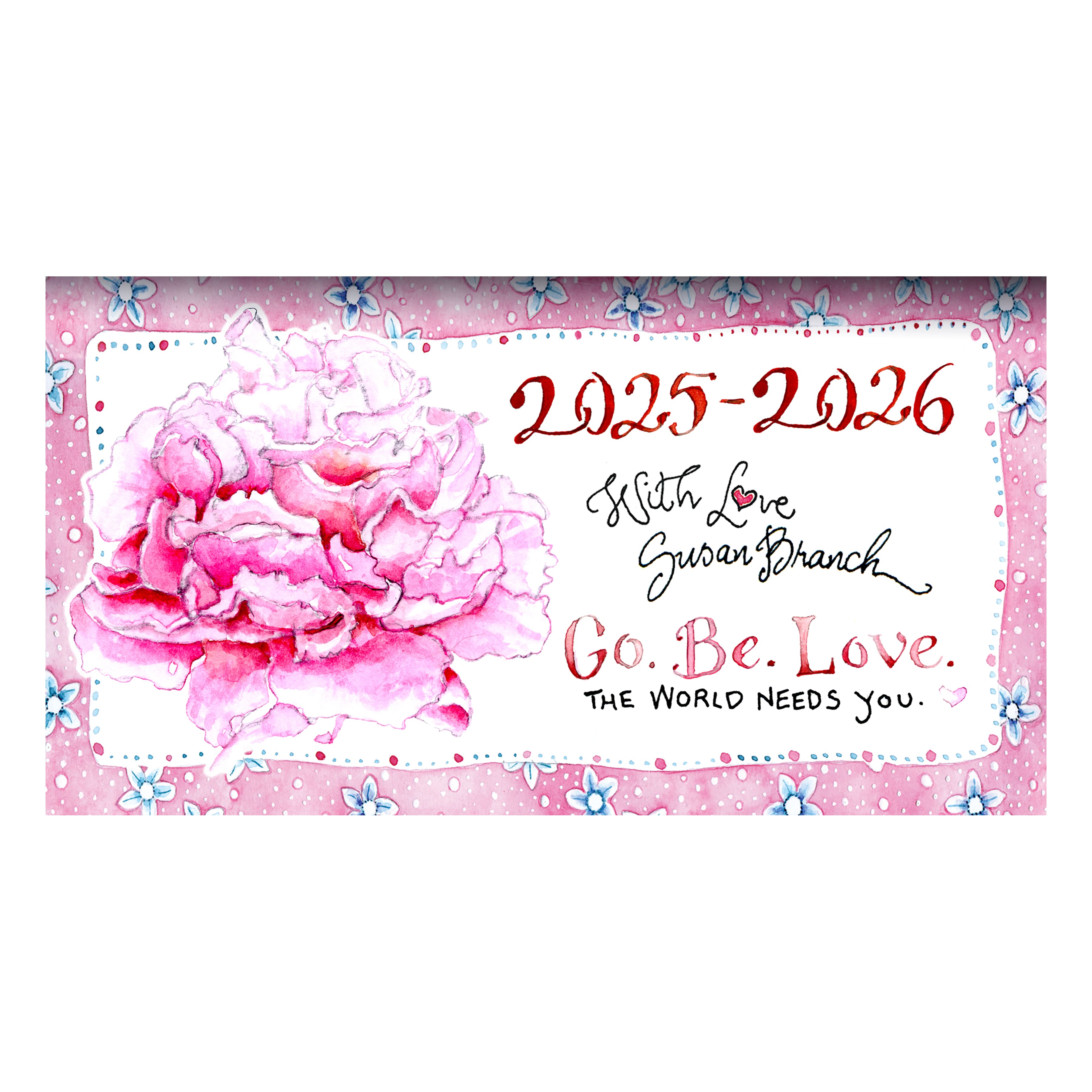 TF Publishing Susan Branch 2025-2026 Small Monthly Pocket Planner