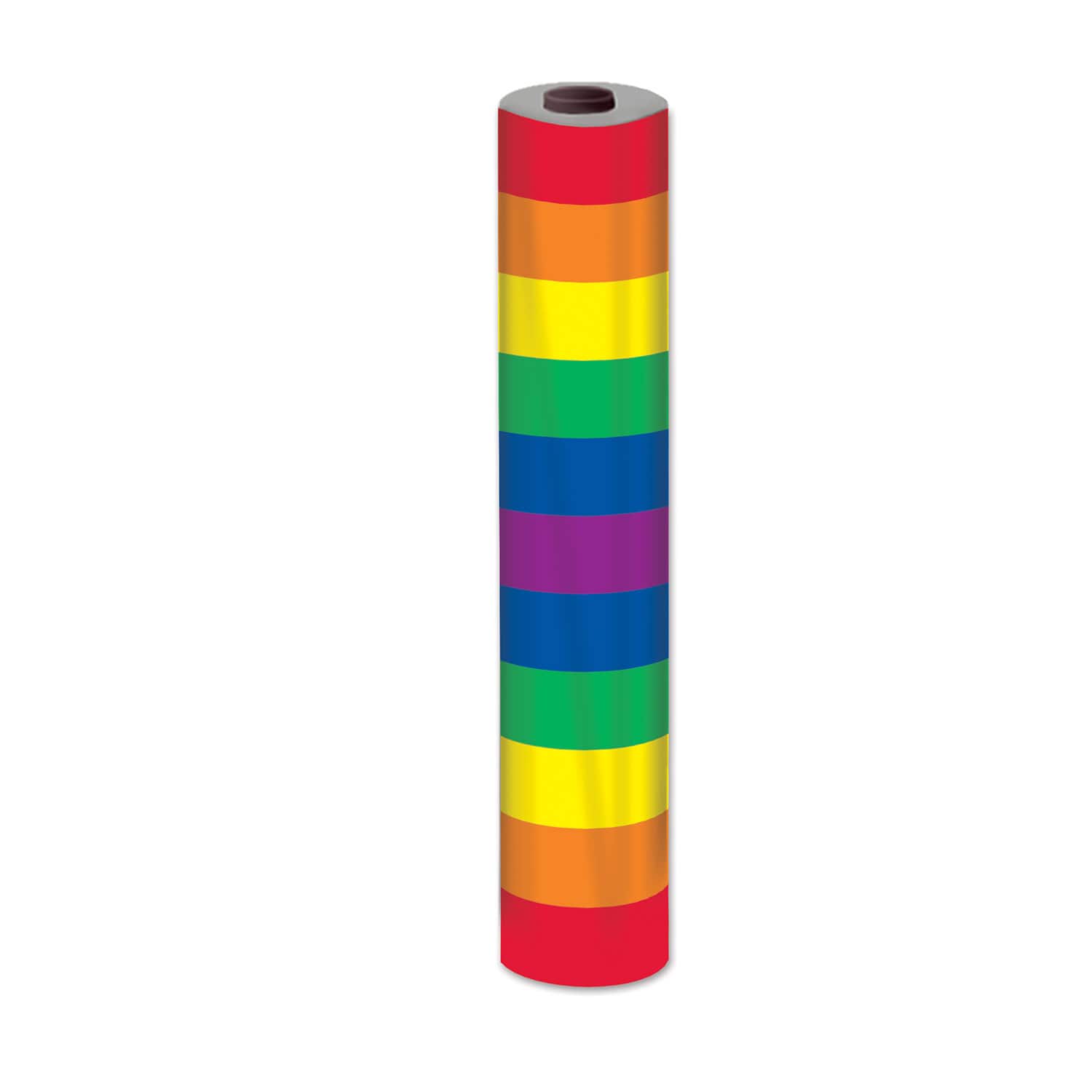 Beistle 40" x 100ft. Rainbow Plastic Table Roll