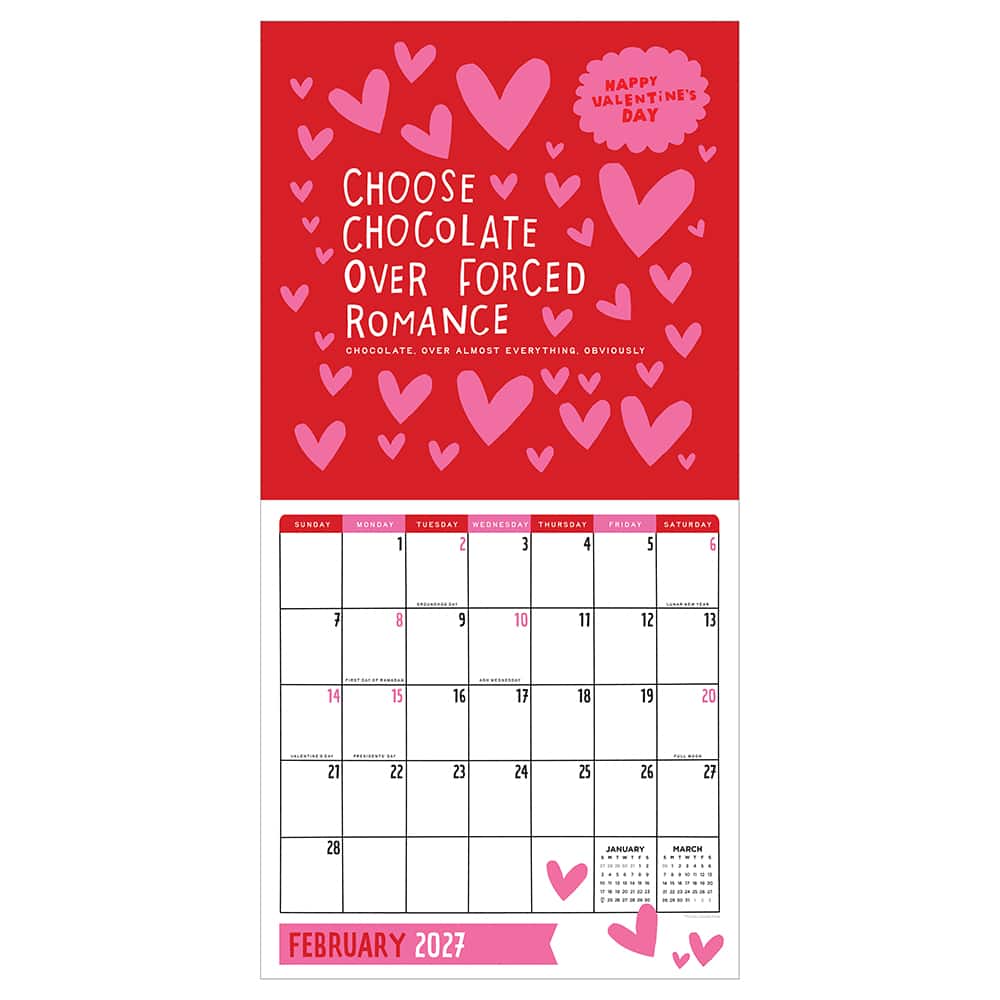 2027 Amy Smyth Humor Wall Calendar