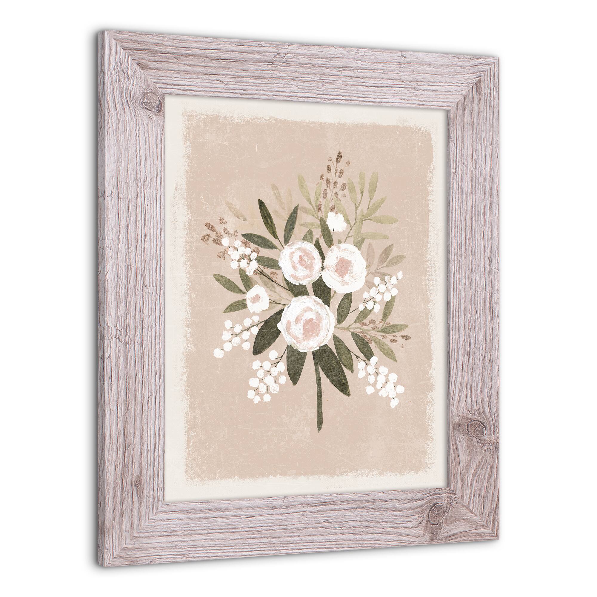 Warm Floral Bundle Western Framed Print