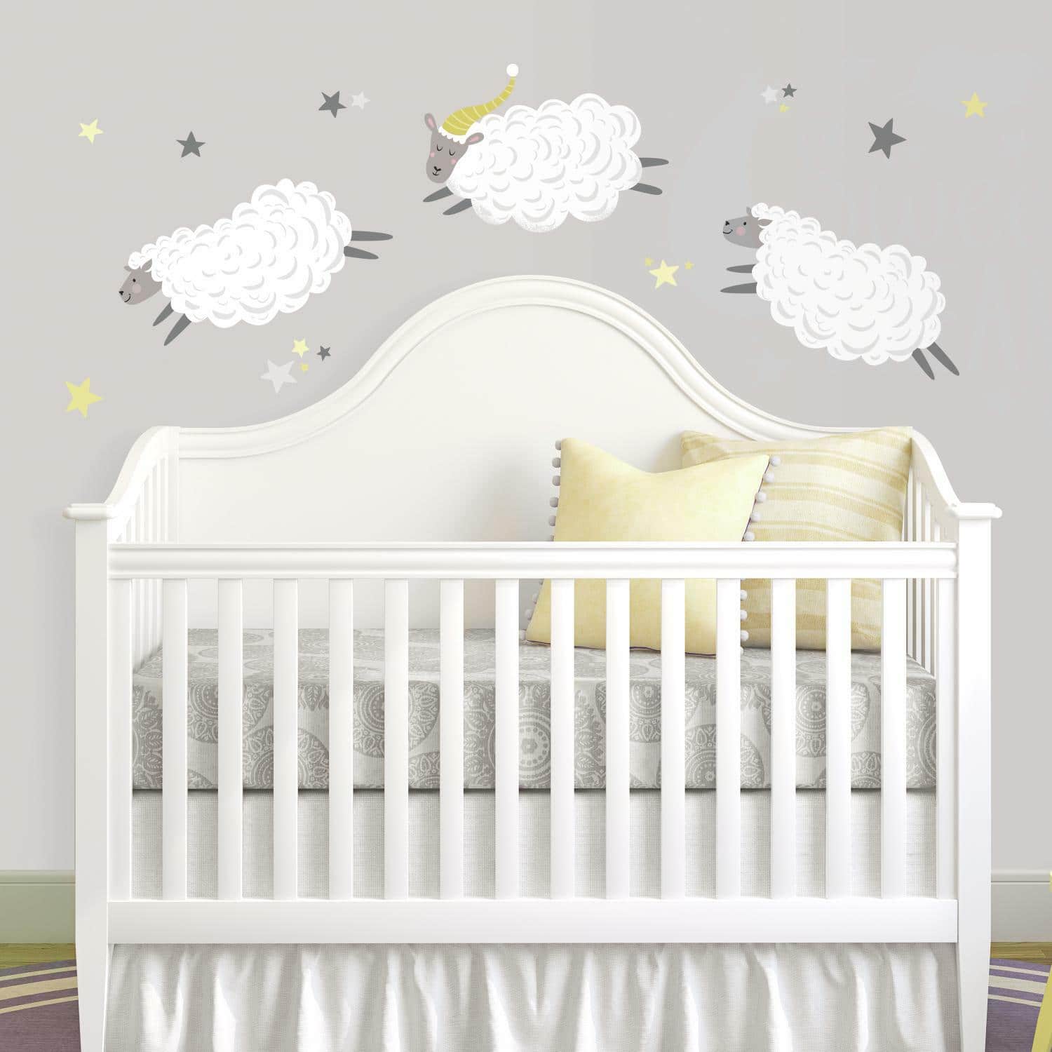RoomMates Counting Sheep Peel & Stick Wall Decals