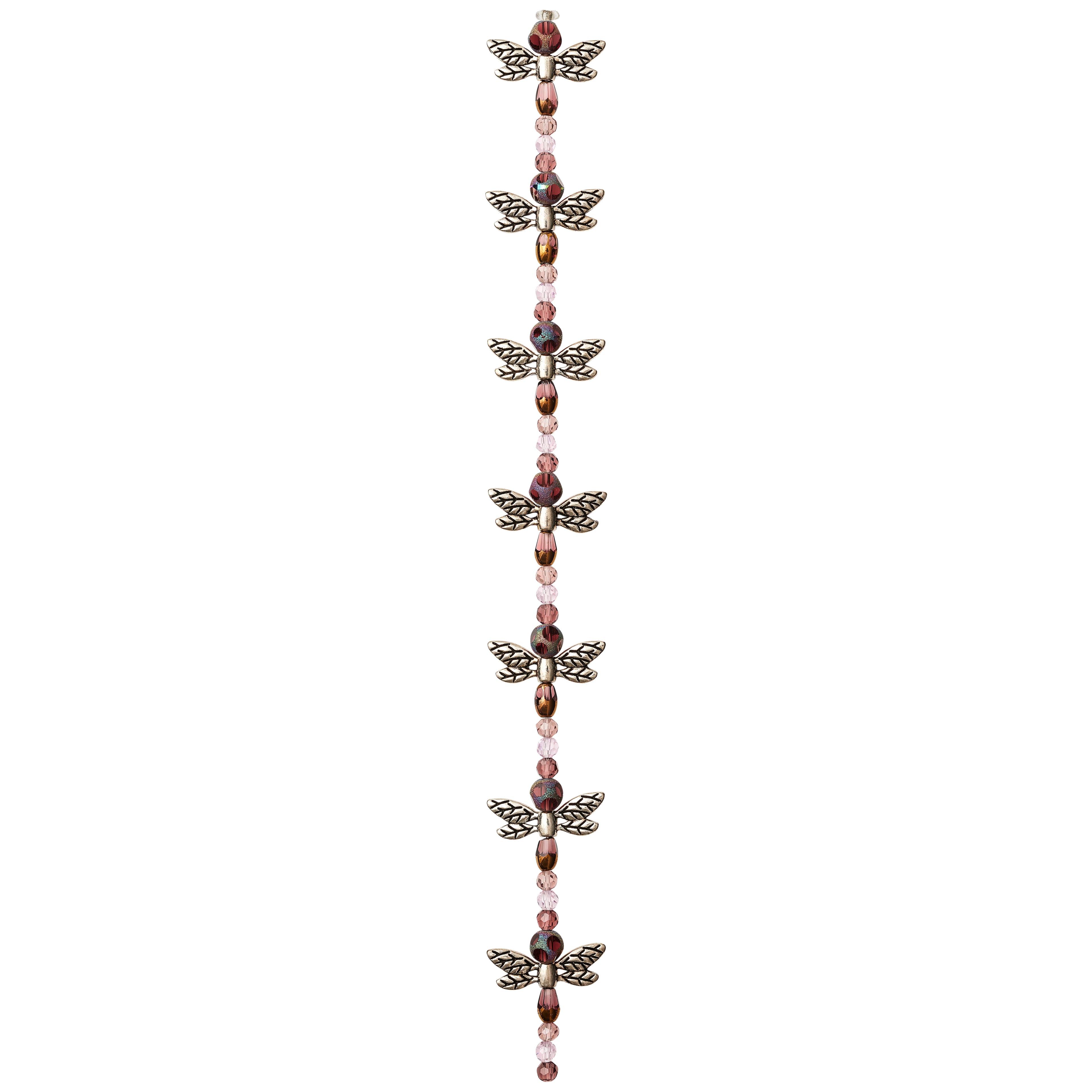 12 Pack: Glass & Metal Dragonfly Beads, 20mm by Bead Landing™
