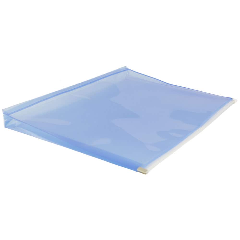 JAM Paper 9.75" x 13" Zip Closure Letter Booklet Plastic Envelopes, 12ct.