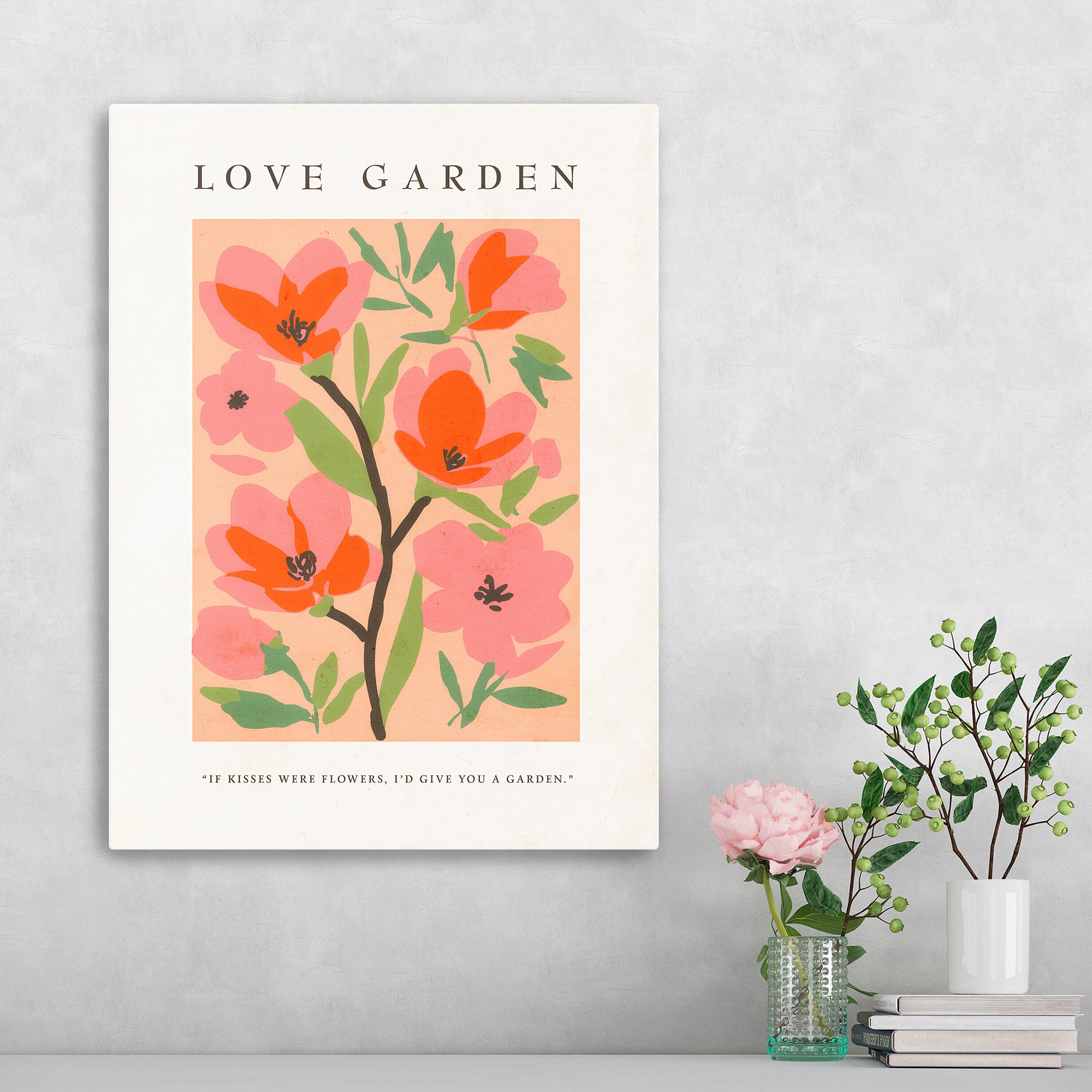 Love Garden Canvas Giclée Art