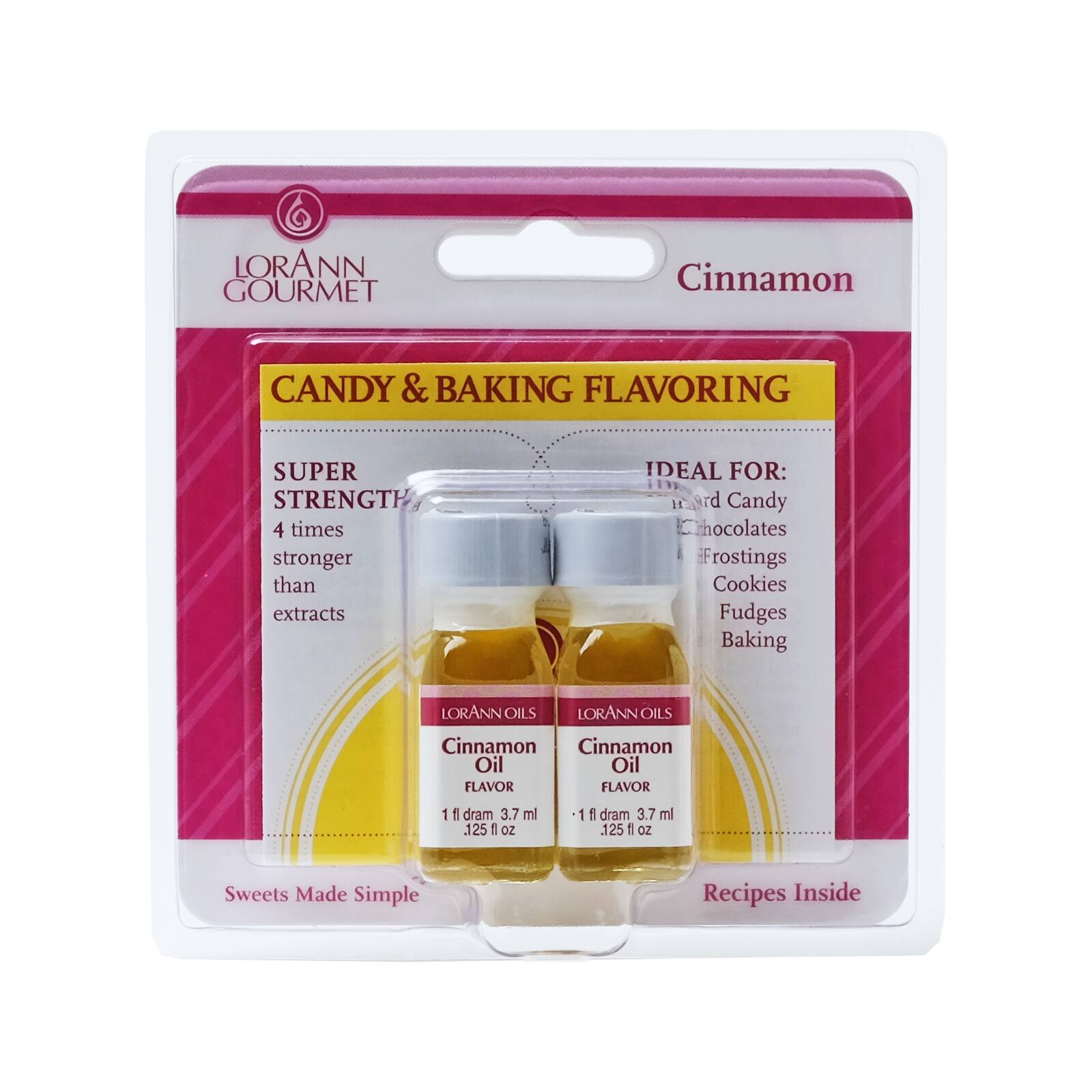 12 Packs: 2 ct. (24 total) LorAnn Oils Cinnamon Oil Flavor