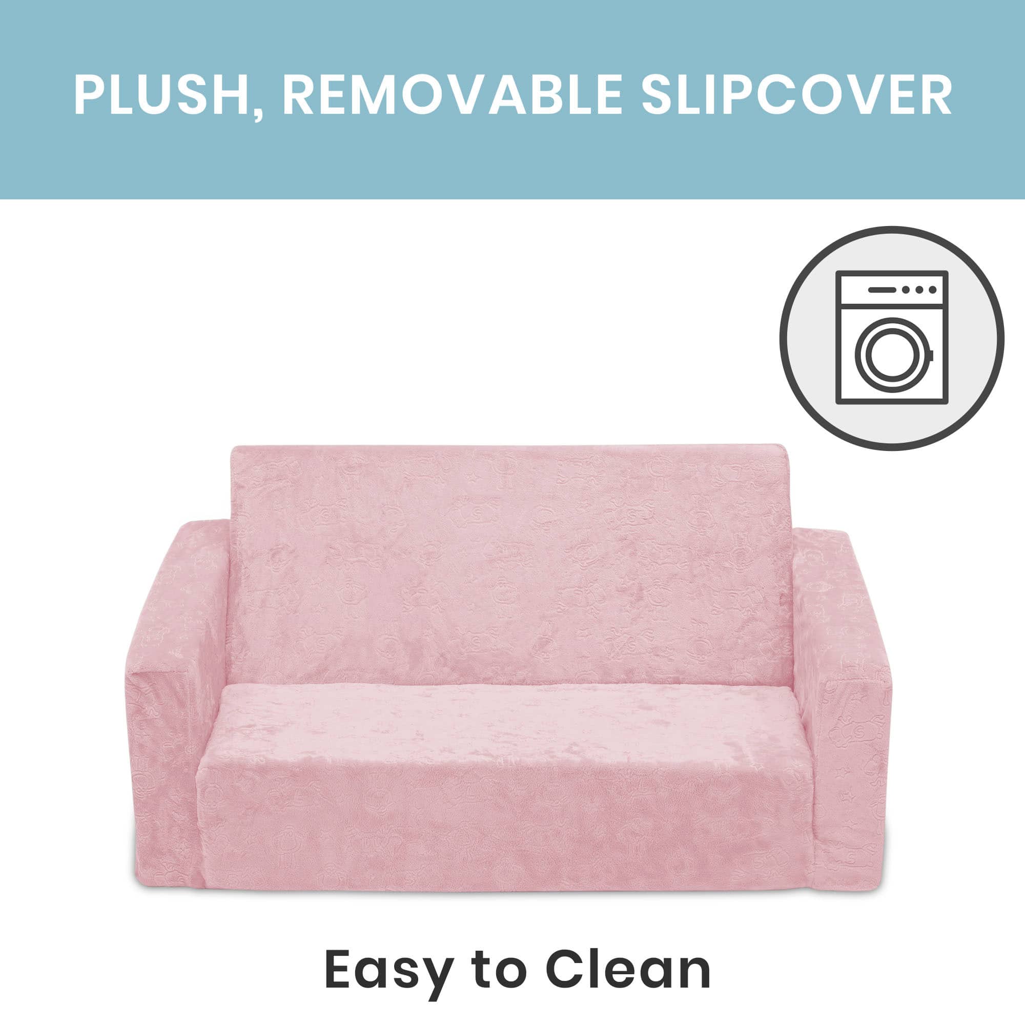 Serta Perfect Sleeper Extra Wide Convertible Sofa To Lounger