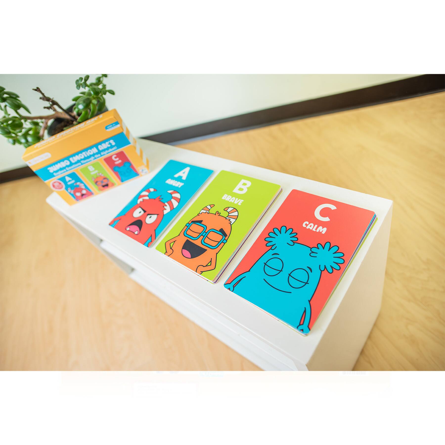 Open the Joy Jumbo ABC Emotion Cards Set