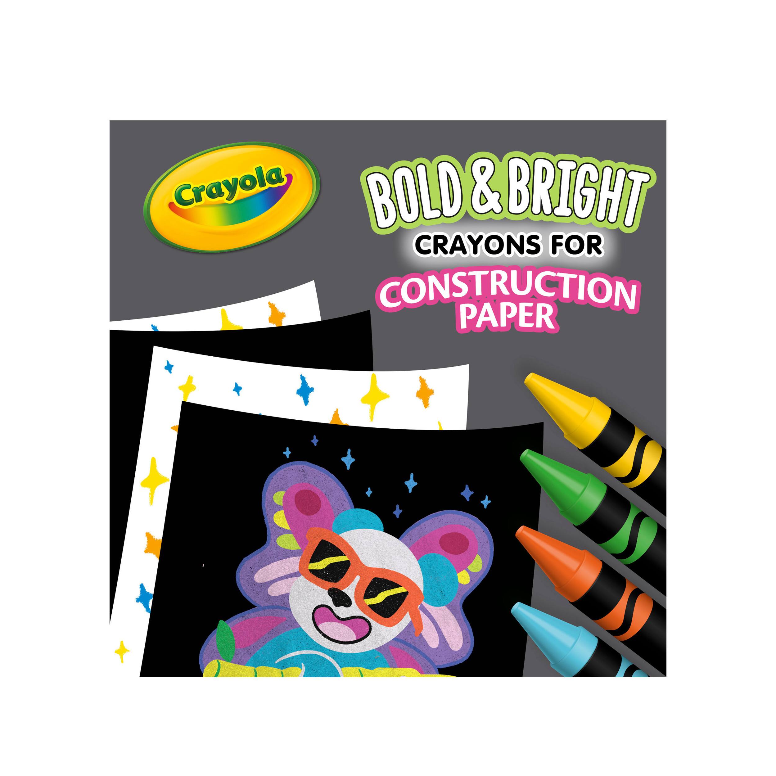 Crayola® Bold & Bright Construction Paper Crayons, 24ct.