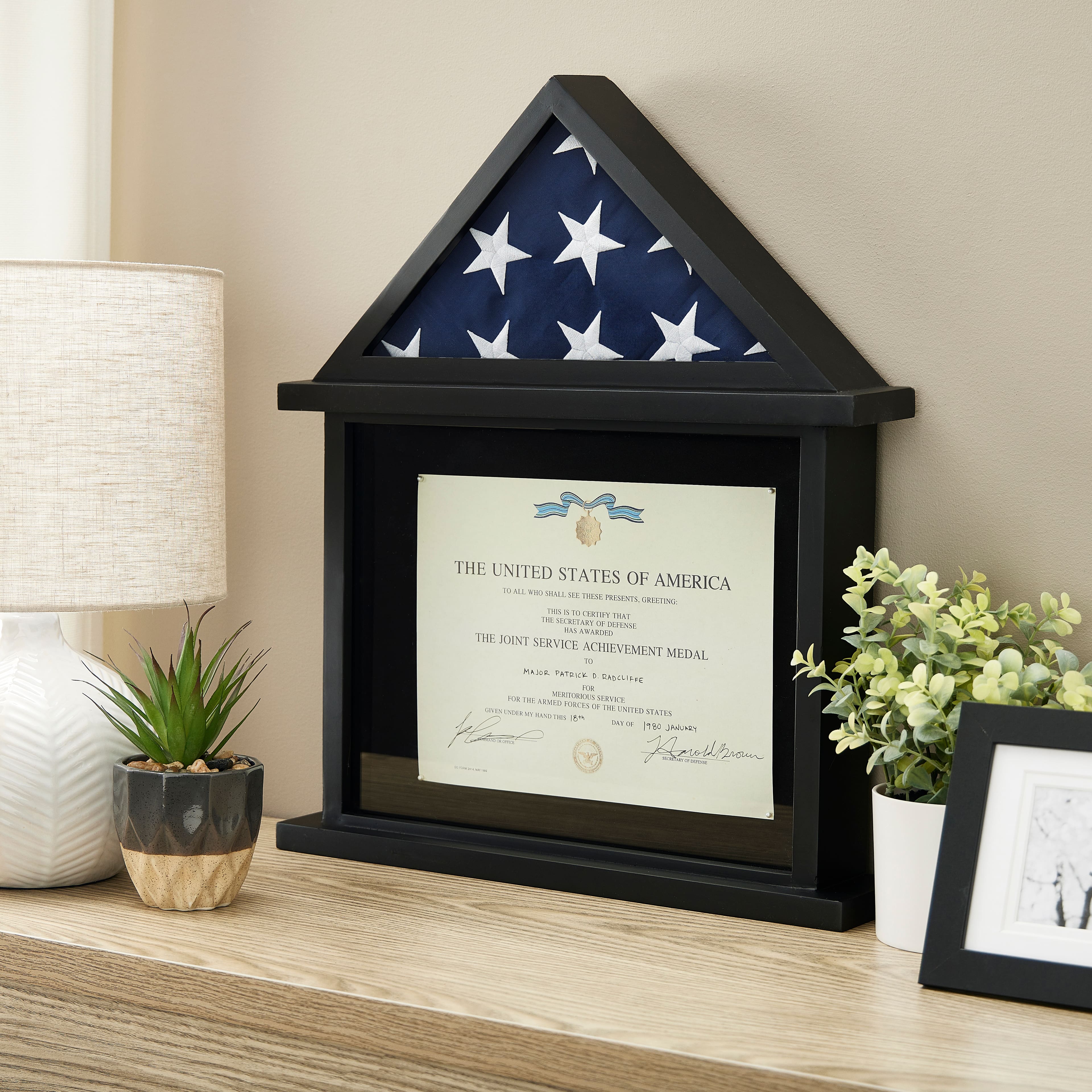 Flag & Certificate Display Case by Studio Décor®