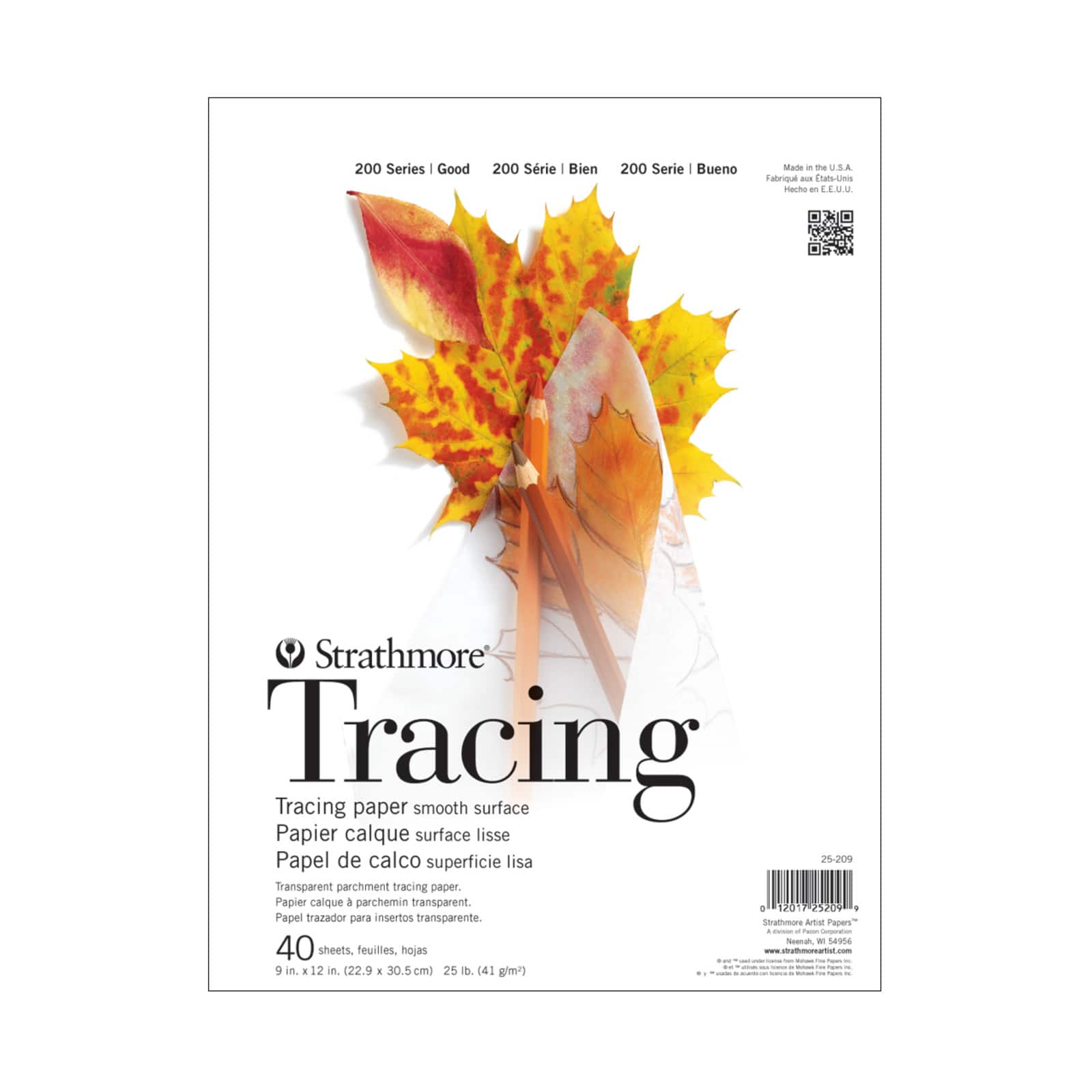 Strathmore® 200 Series 9" x 12" Tracing Paper Pad