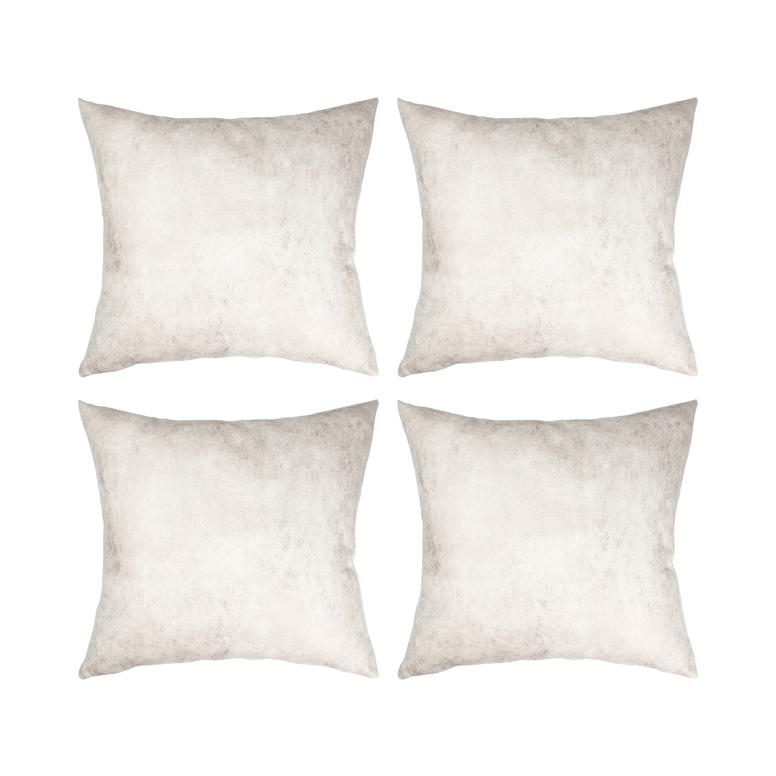 Craft Express White Sublimation Leathaire Pillow Covers, 4ct.