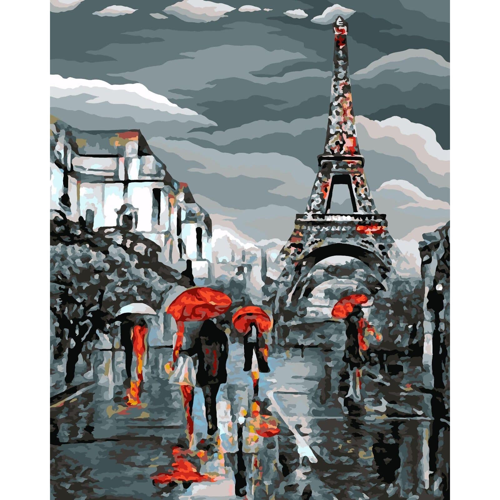 Crafting Spark French Evening Painting by Numbers Kit