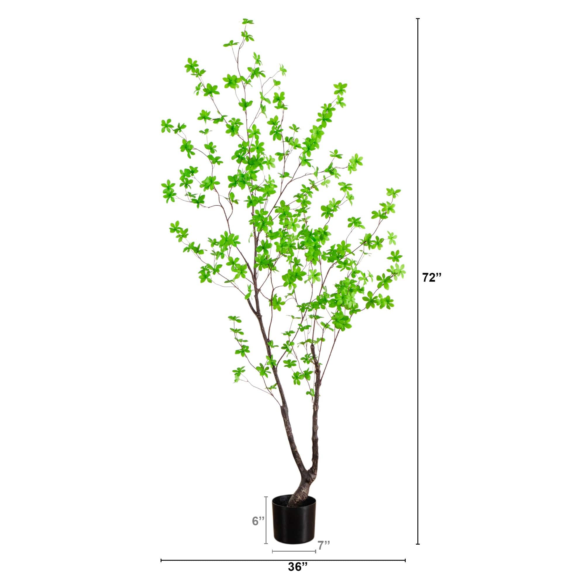 6ft. Artificial Minimalist Enkianthus Tree