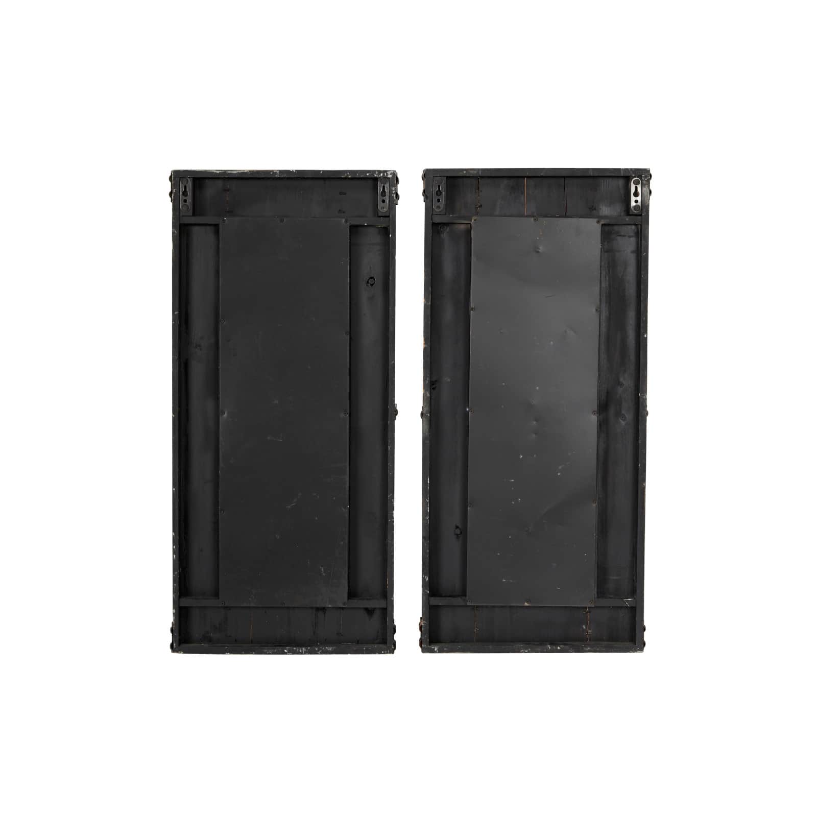 Brown Wood & Metal Rustic Key Wall Décor Set