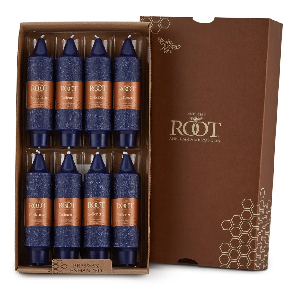 Root Candles 5" Unscented Timberline™ Collenette Taper Candles
