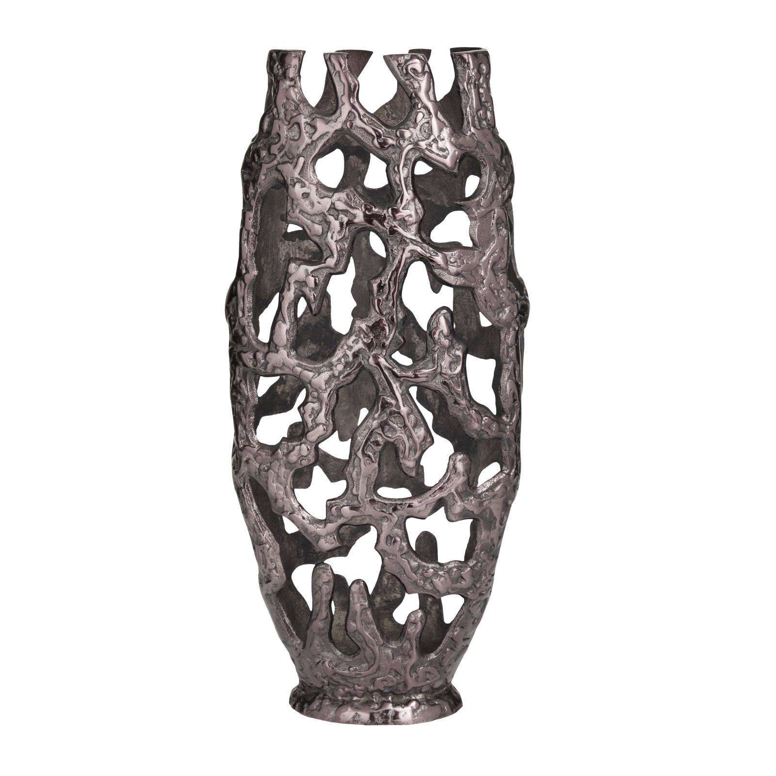 20" Contemporary Aluminum Vase