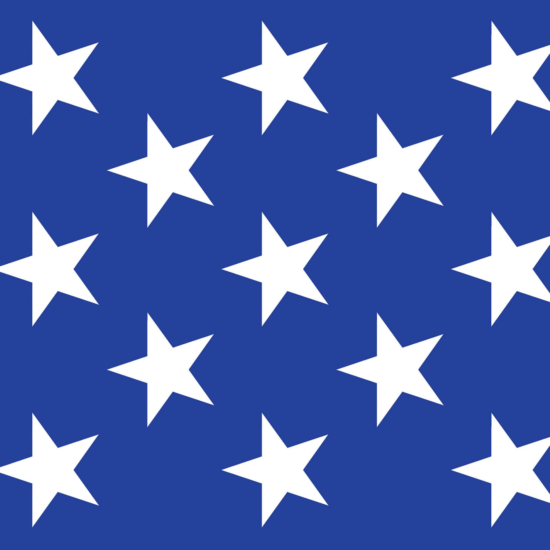 Beistle 4ft. x 30ft. Blue & White Patriotic Stars Backdrop