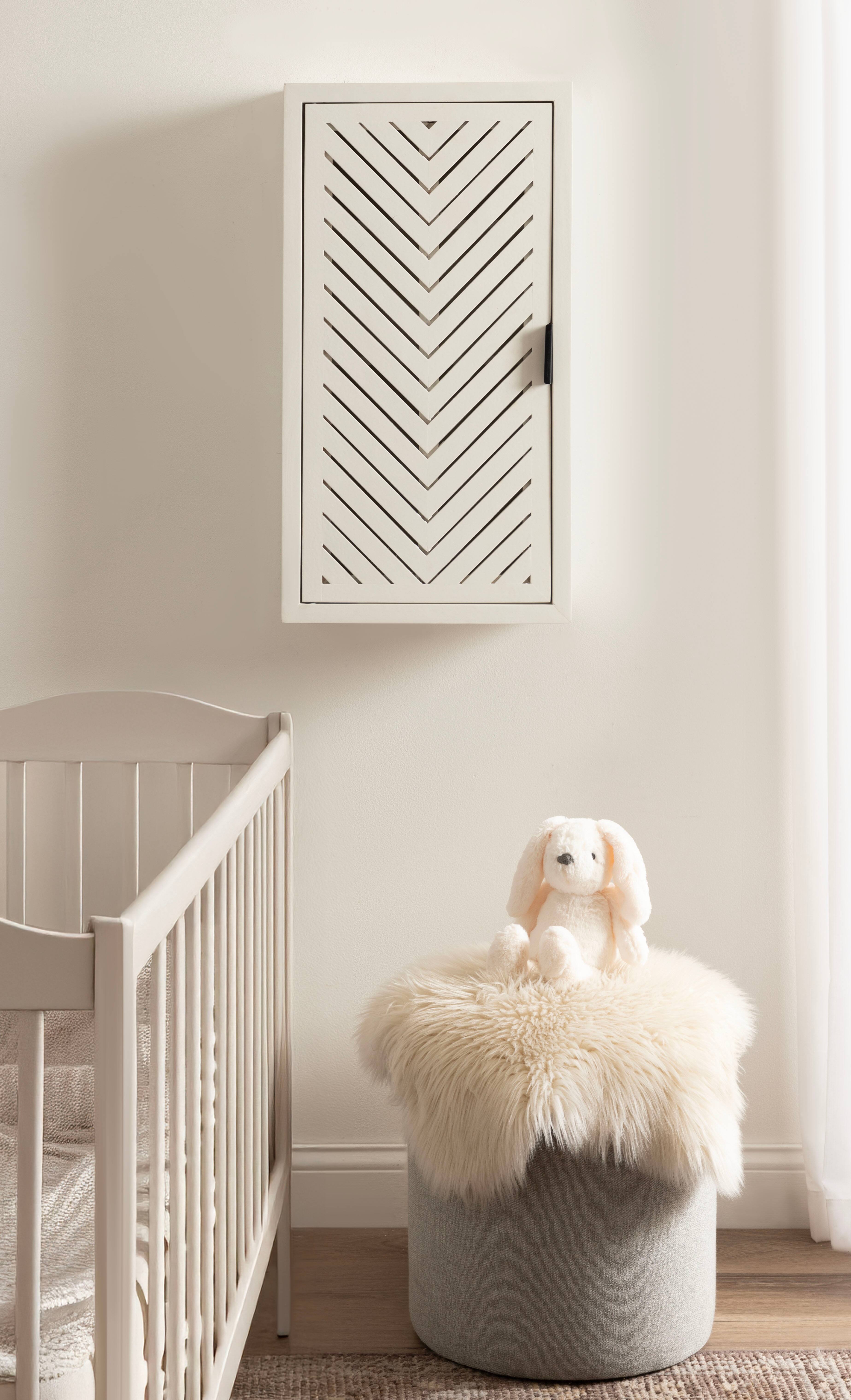 Kate and Laurel Mezzeta Tall Wood Bath Cabinet