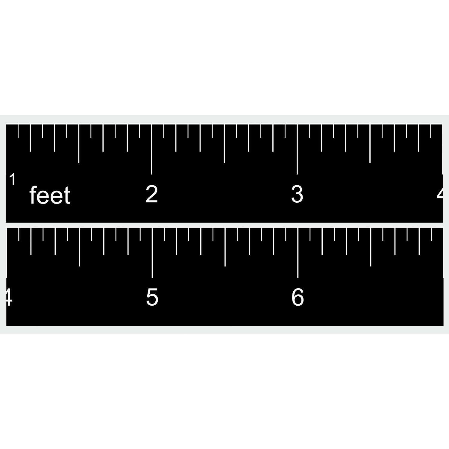 RoomMates Growth Chart Chalk Ruler Peel & Stick Giant Decal