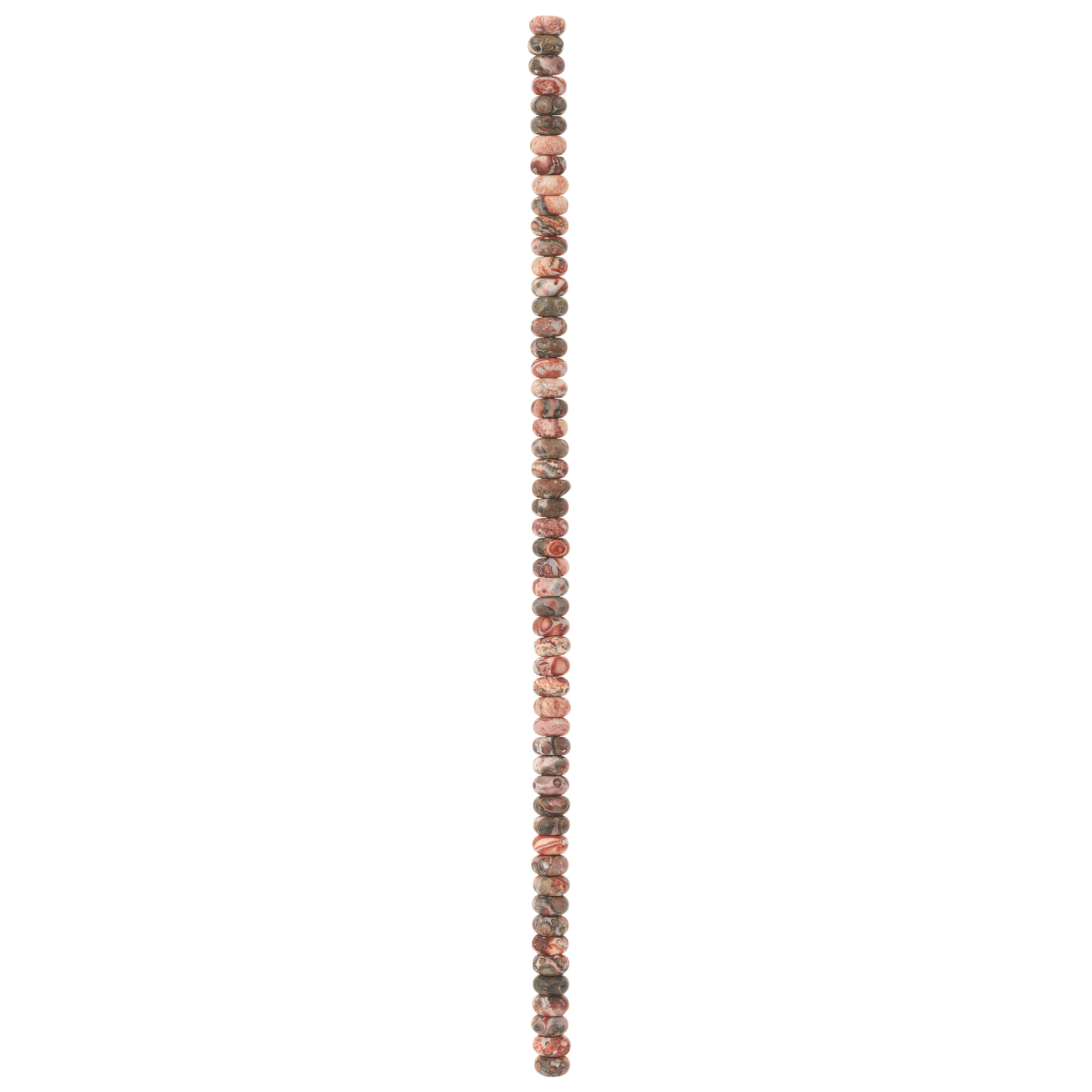 12 Pack: Leopard Jasper Rondelle Beads by Bead Landing™, 6mm