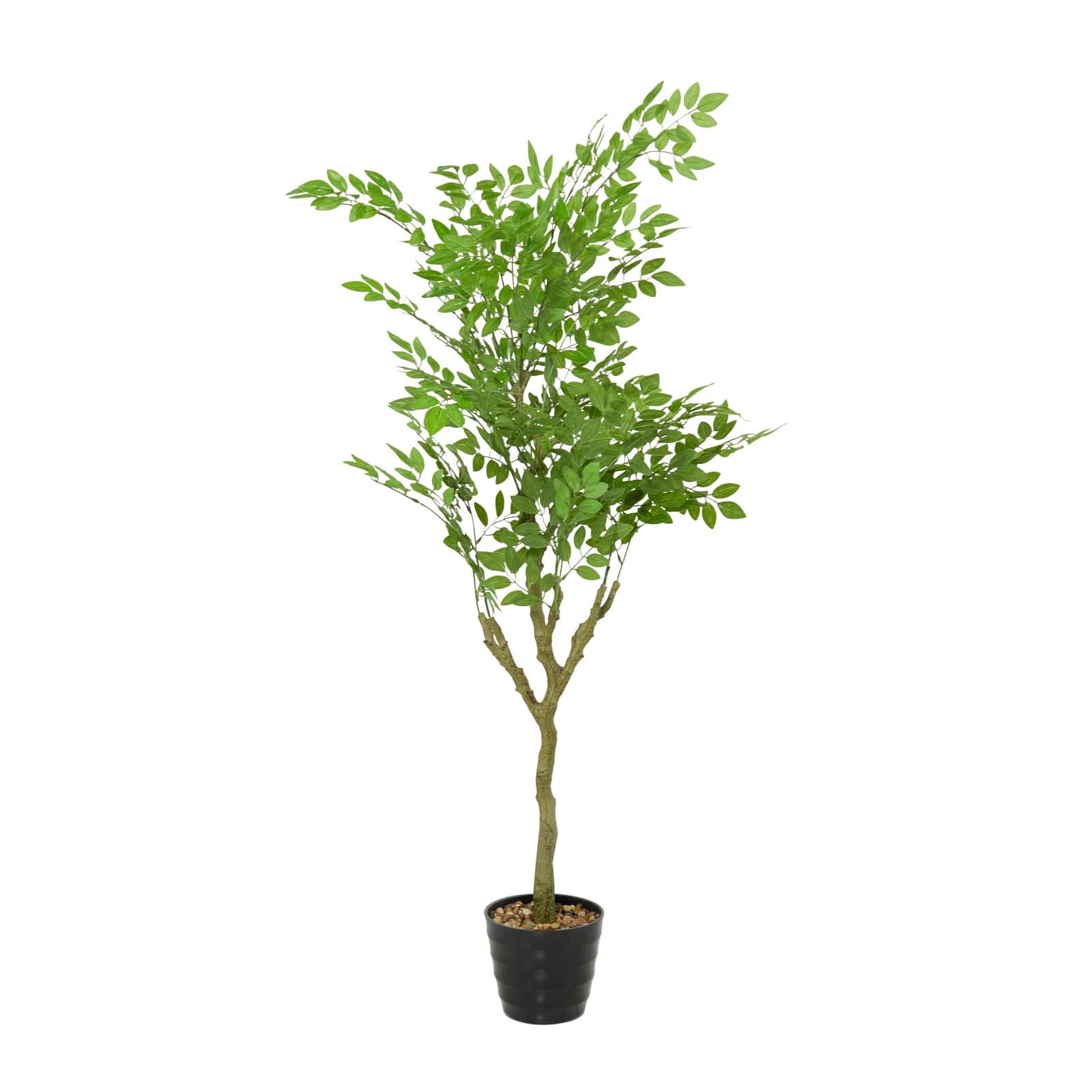 61" Green Vinyl Contemporary Potted Artificial Tree