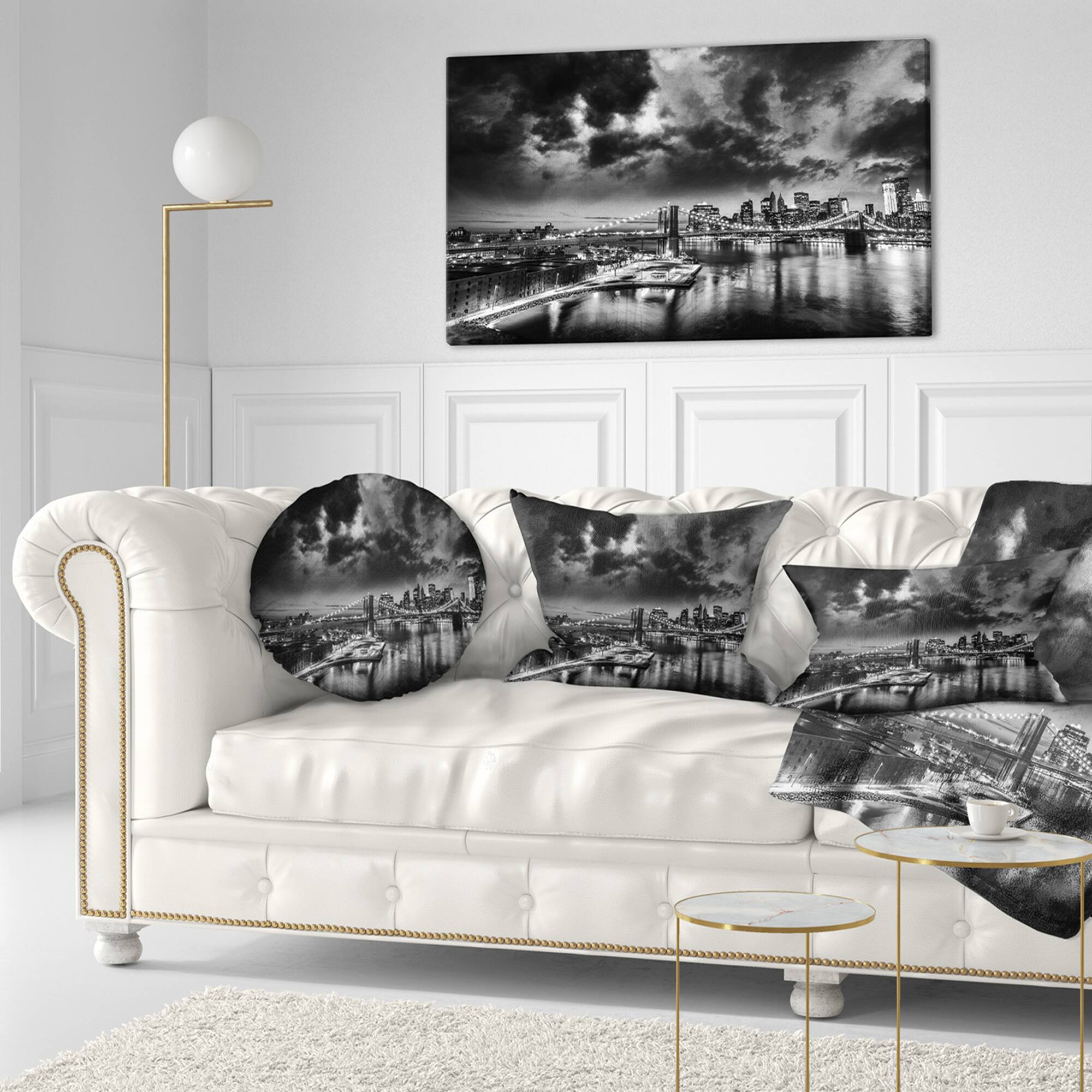 Designart - Amazing Night in New York City - Cityscape Canvas Print