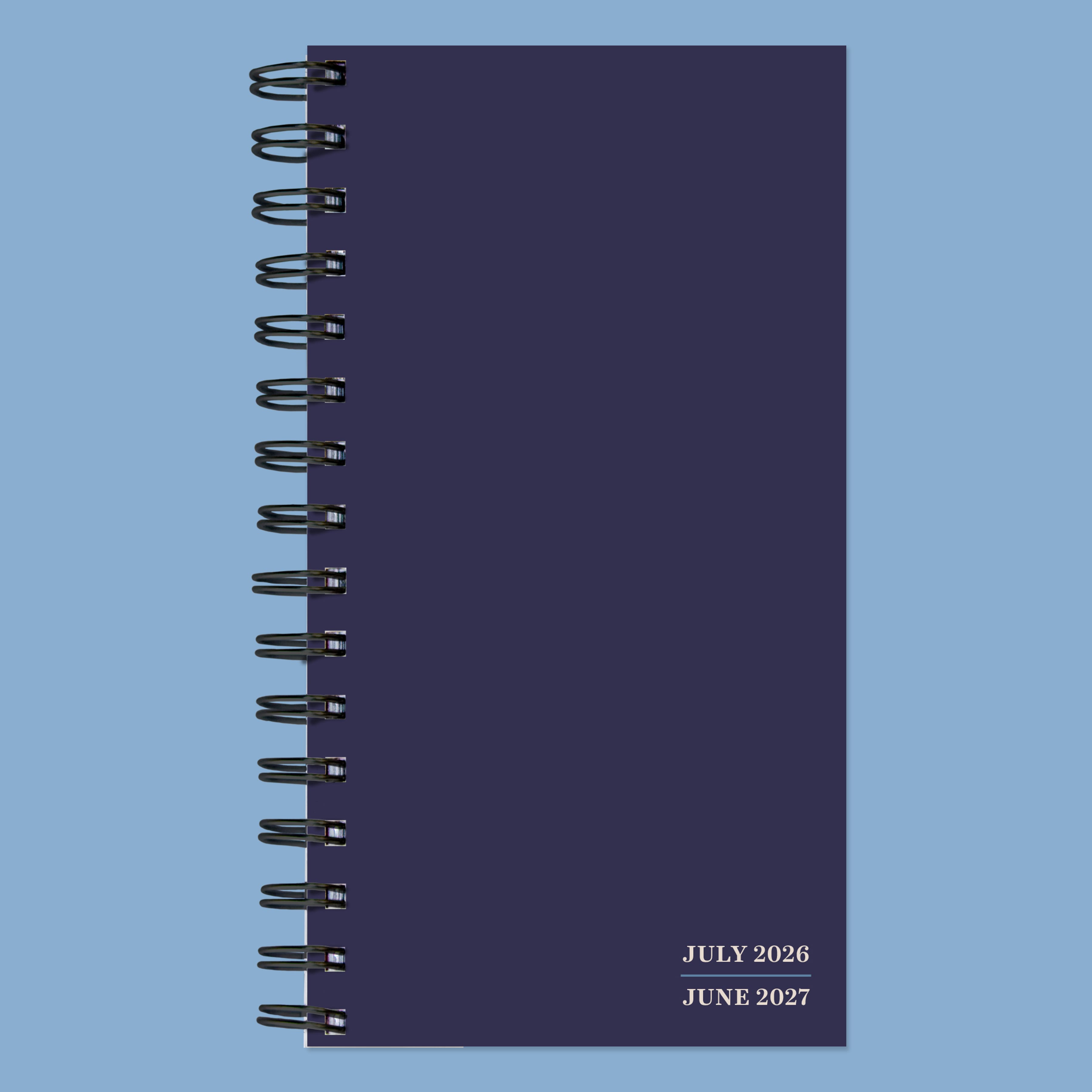 TF Publishing Midnight Purple Small 2026-27 Weekly Monthly Planner