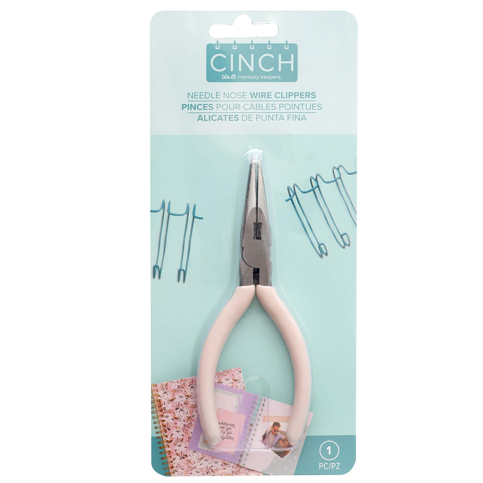We R Memory Keepers® Cinch Pink Needle Nose Wire Clippers