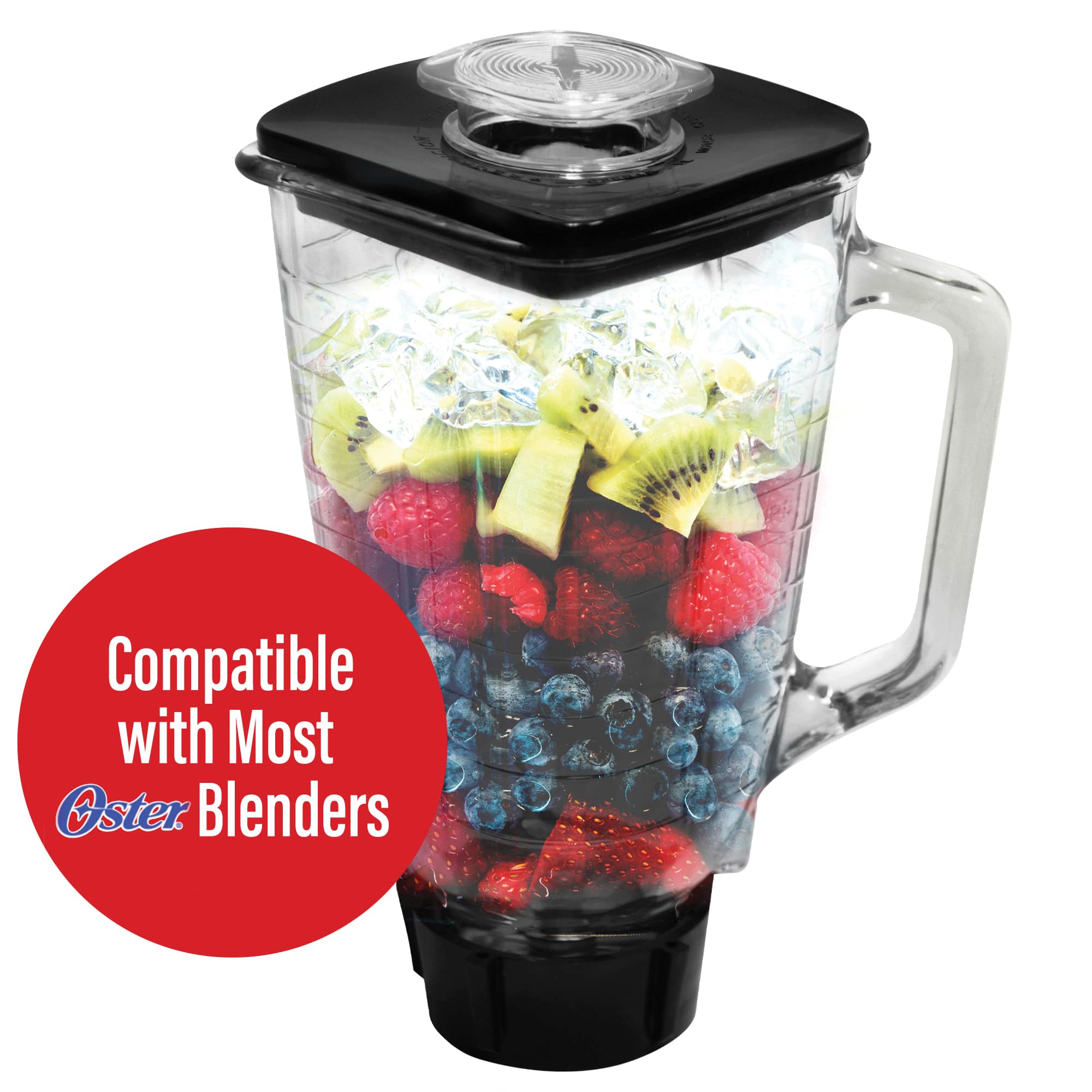 Brentwood 42oz. 6-Piece Oster P-OST722 Blender Glass Jar Replacement Set