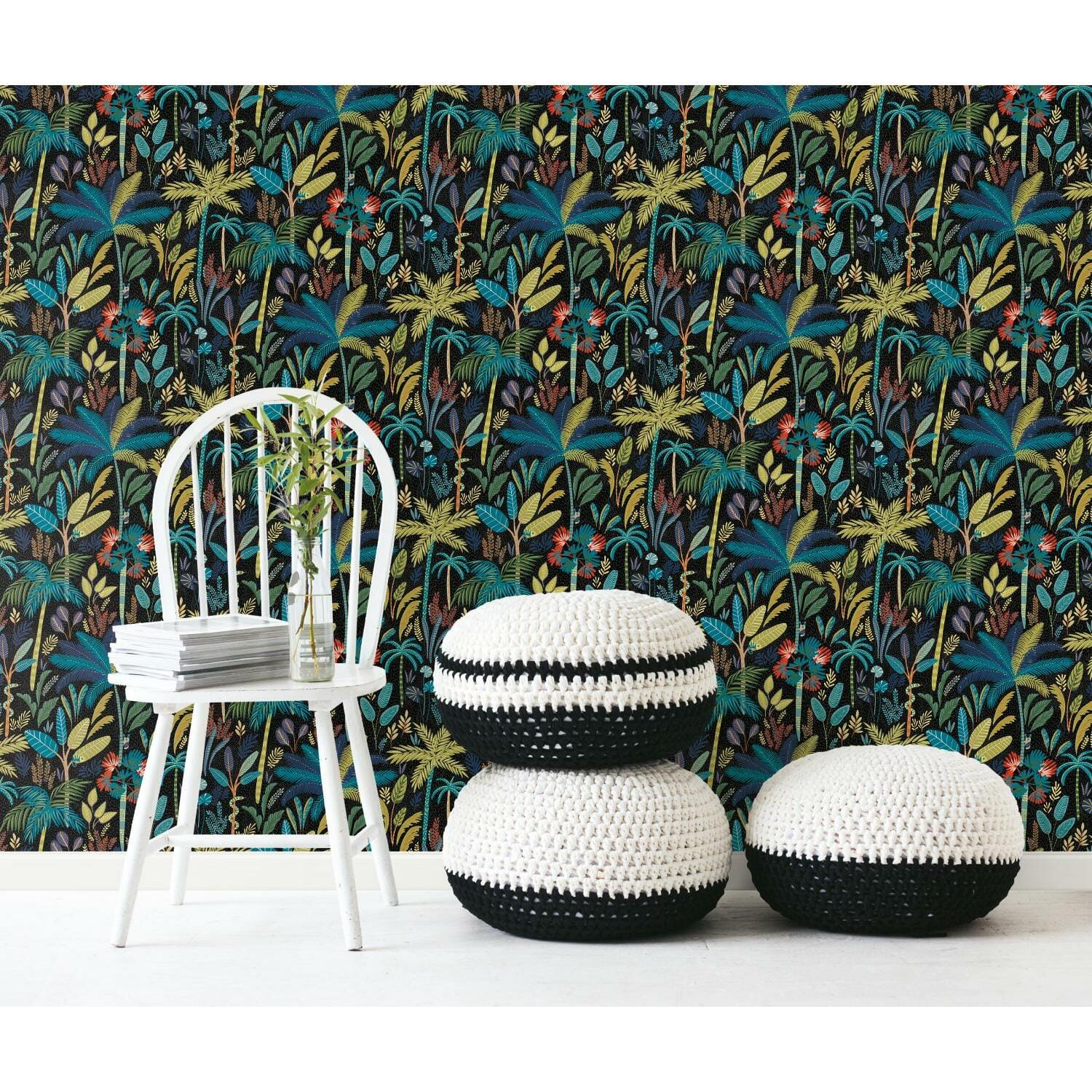 RoomMates Tropical Eden Peel & Stick Wallpaper