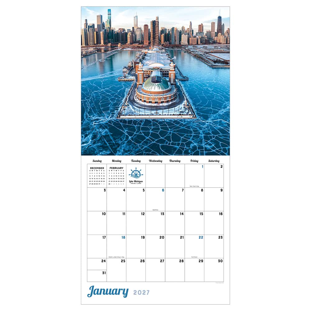 2027 Great Lakes Wall Calendar